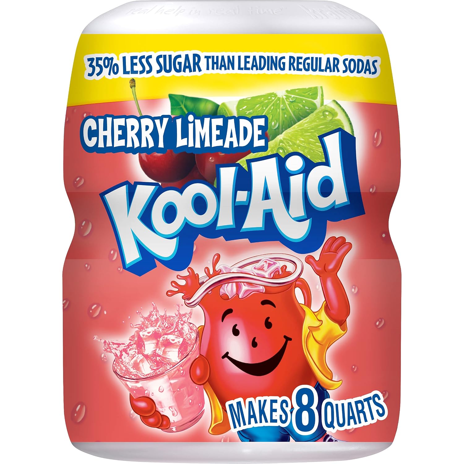 Kool-Aid Drink Mix, Tropical Punch, 19 oz | for Flavorful Hydration and Shareable Refreshment Good Source of Vitamin C, Caffeine Free Gluten Free