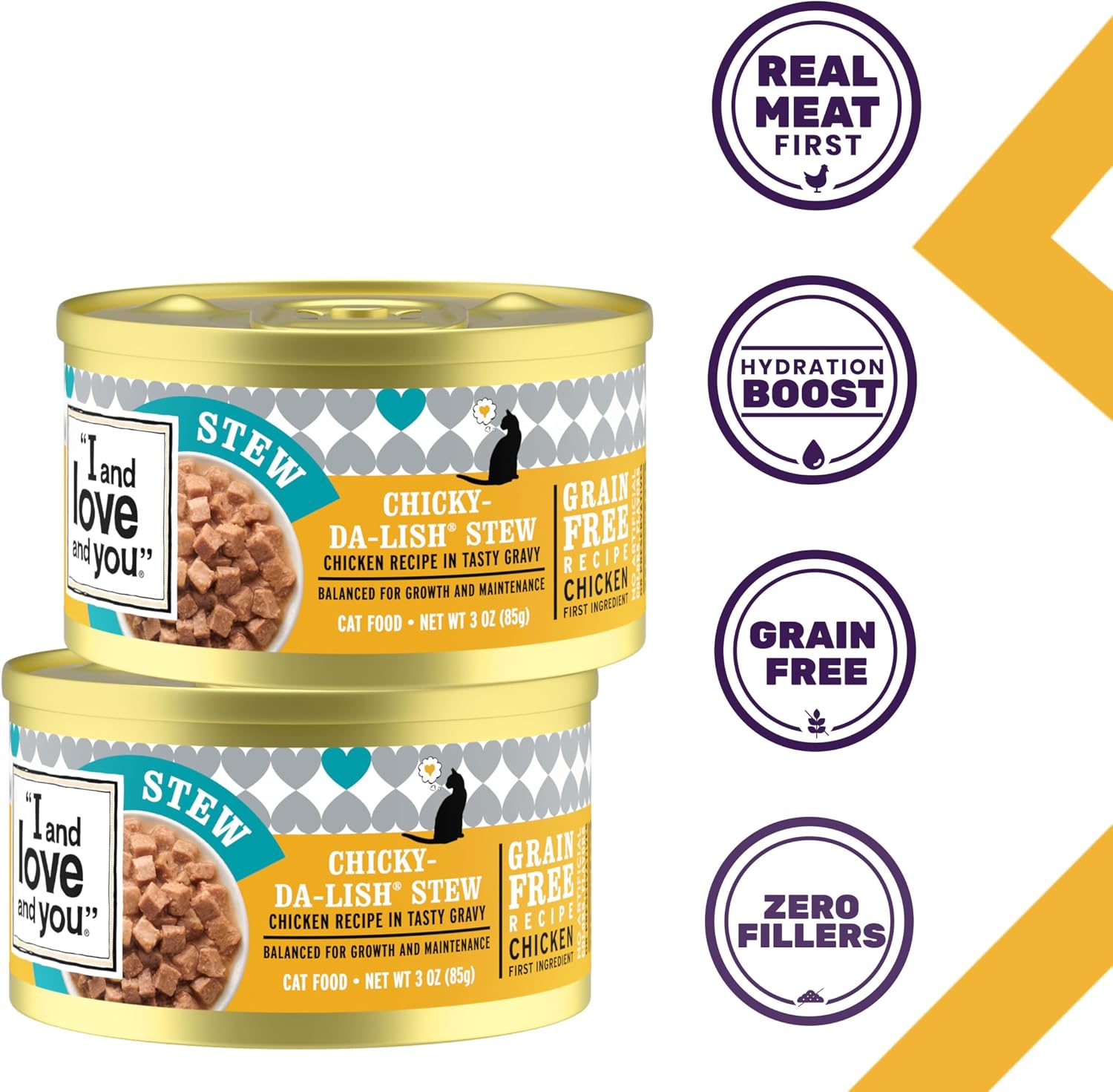 I AND LOVE AND YOU, Cat Food Variety, 3 Ounce, 12 Pack