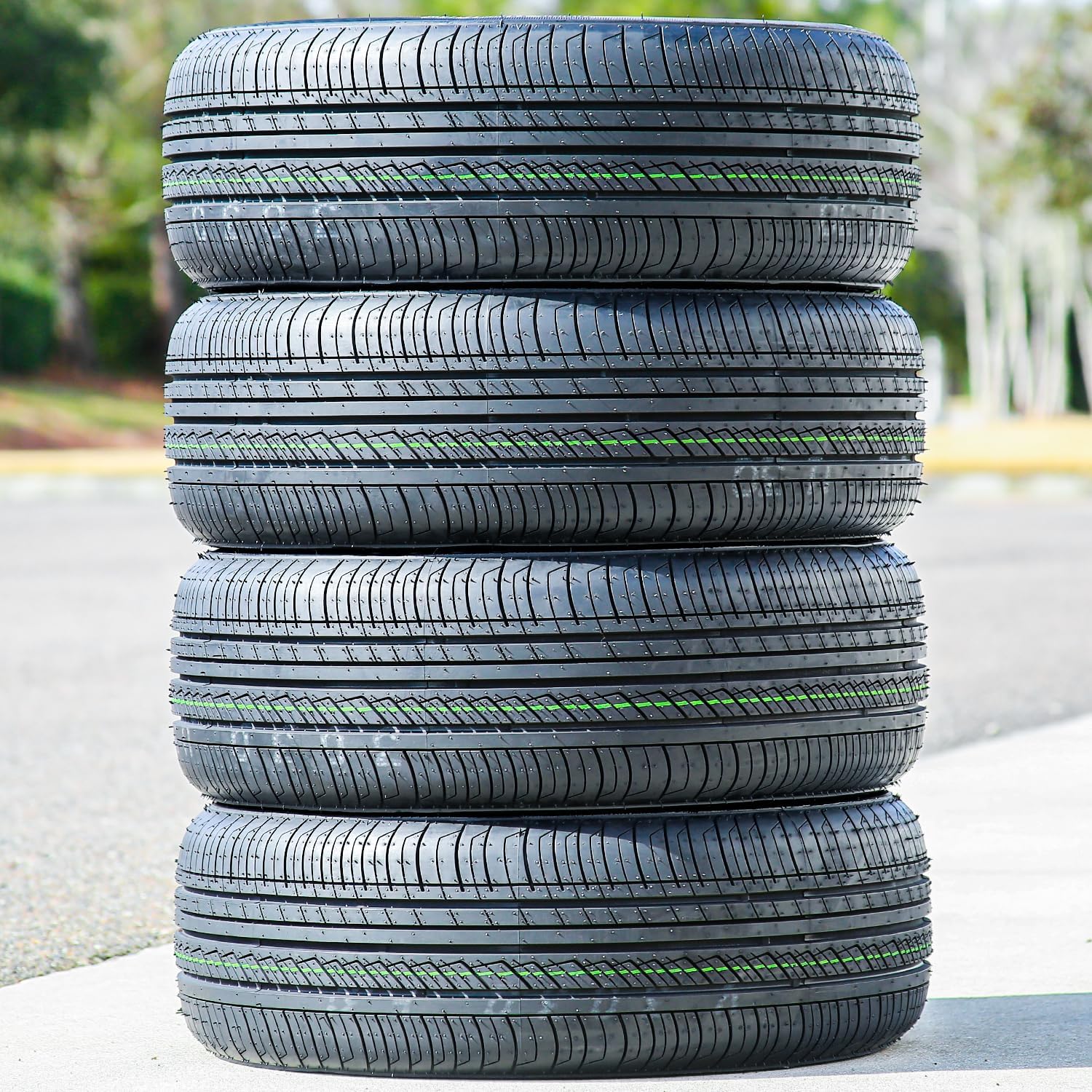 Forceum Ecosa All-Season Passenger Car Touring Radial Tire-175/70R14 175/70/14 175/70-14 84T Load Range SL 4-Ply BSW Black Side Wall UTQG 400AA