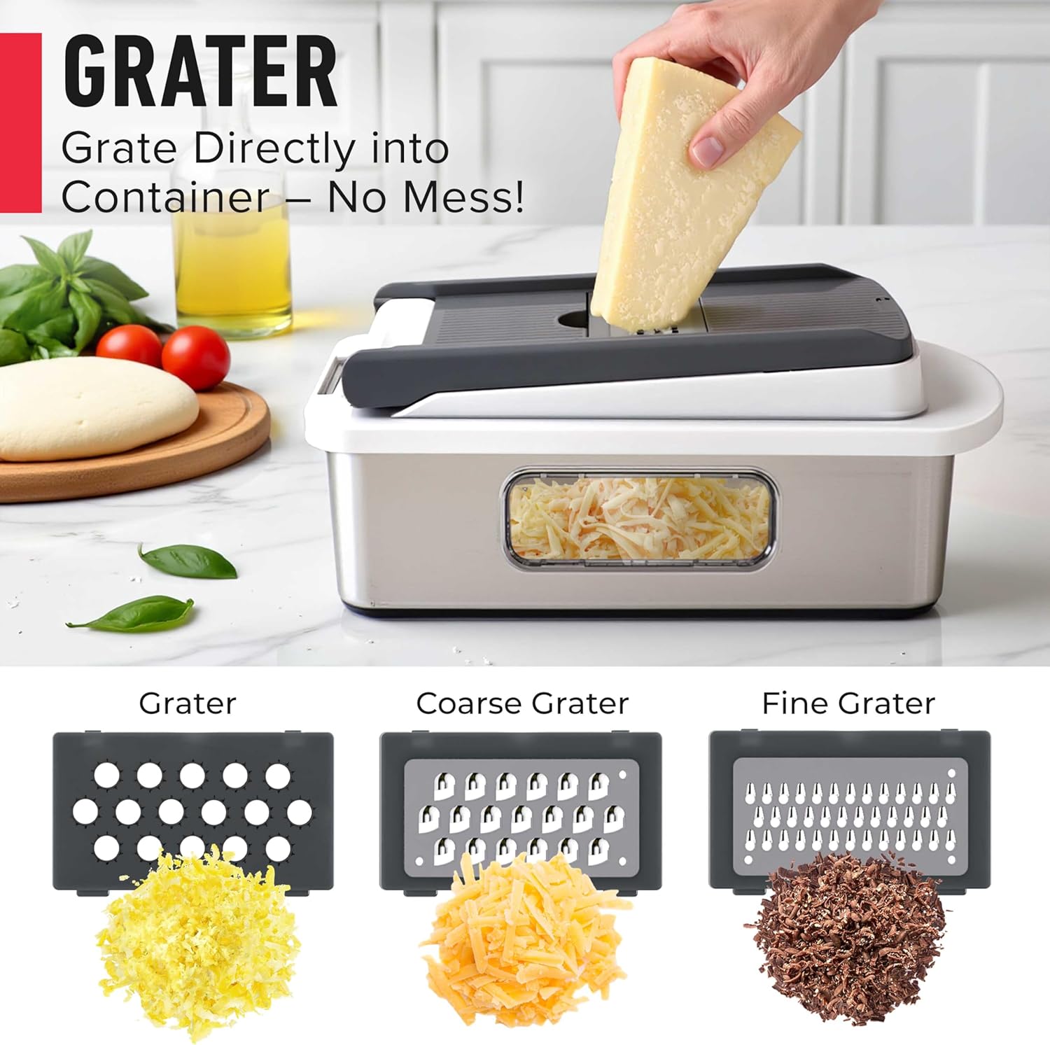 Mueller The Real Original Pro Vegetable Chopper & Mandoline Slicer, 10-in-1