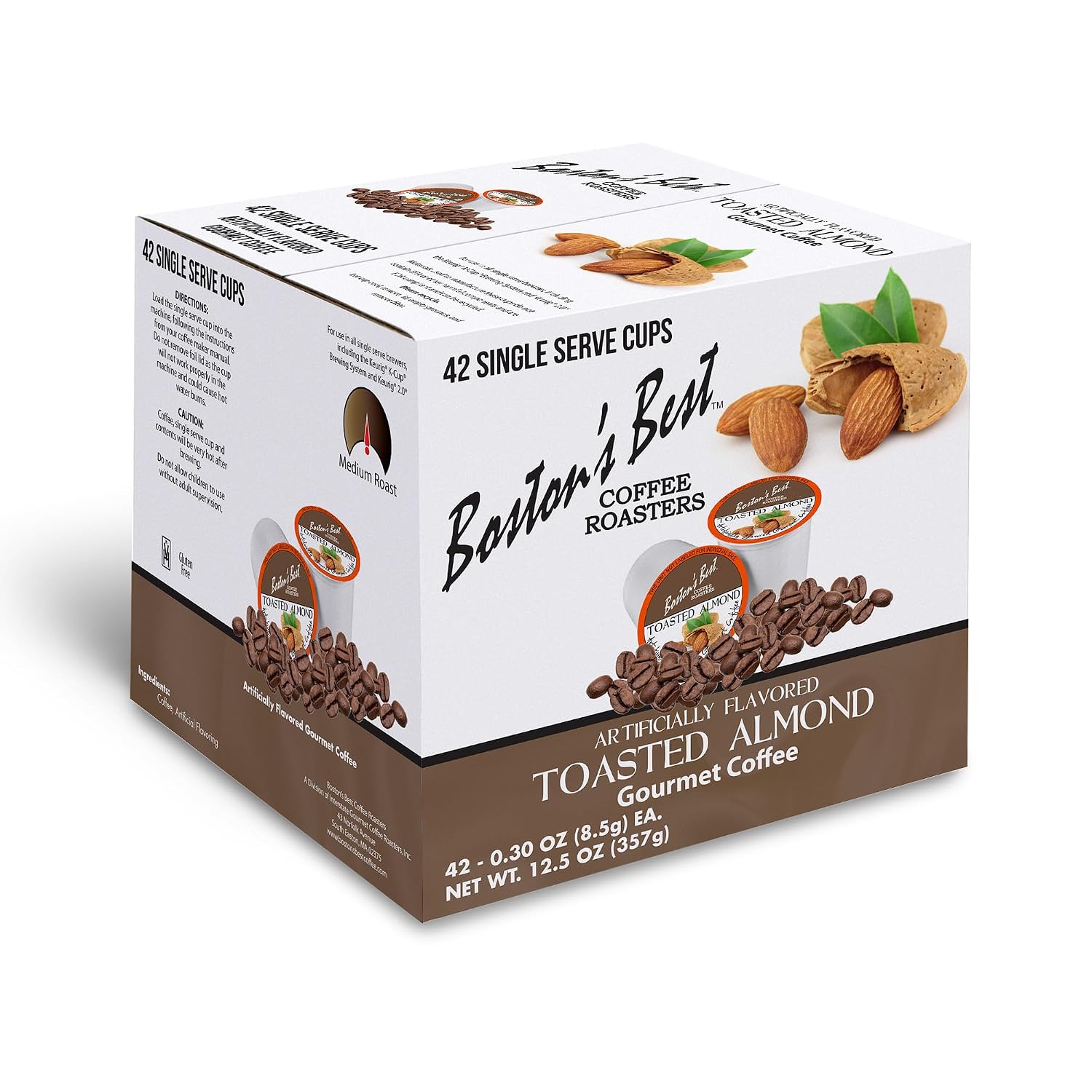 Boston’s Best - Aloha Coconut Flavored Delicious Gourmet Coffee Compatible with Keurig Coffee Maker, 1 Count (42 Single Serve Cups)