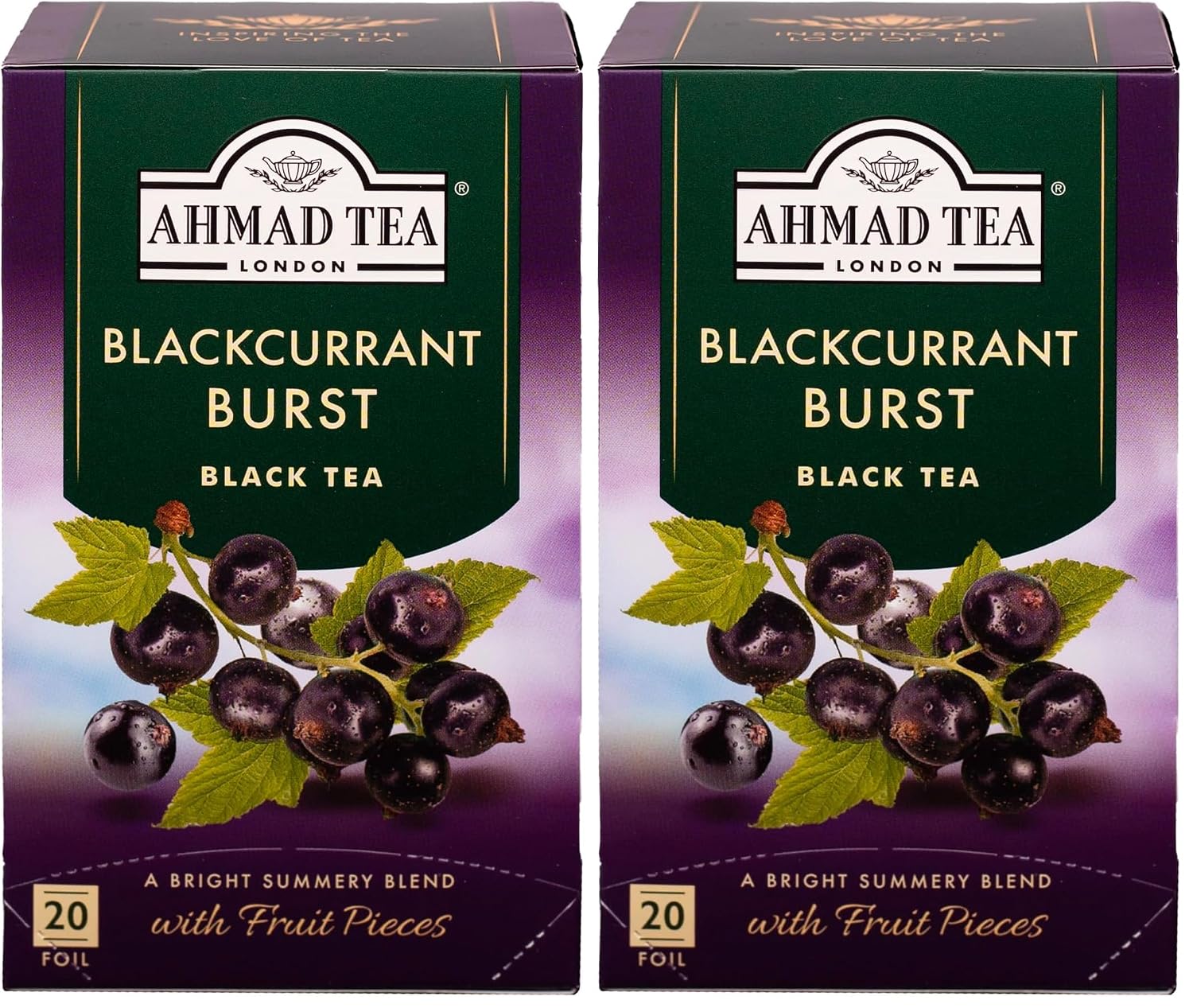 Ahmad Tea Green Tea, Green Tea Teabags 100 ct - Caffeinated & Sugar-Free