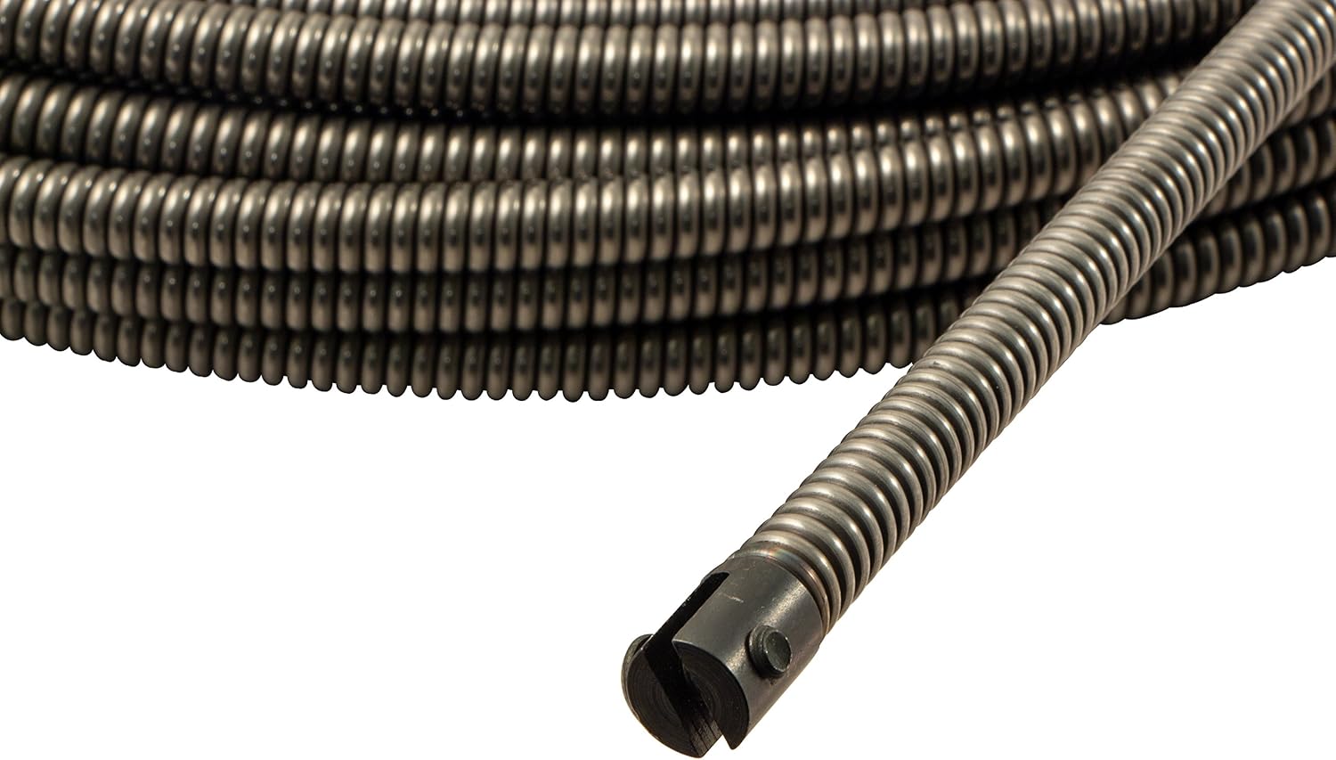 DCD 51100SLT Drain Cleaning Cable, 1/2" x 100' with Inner Core and Slotted Cable Couplings