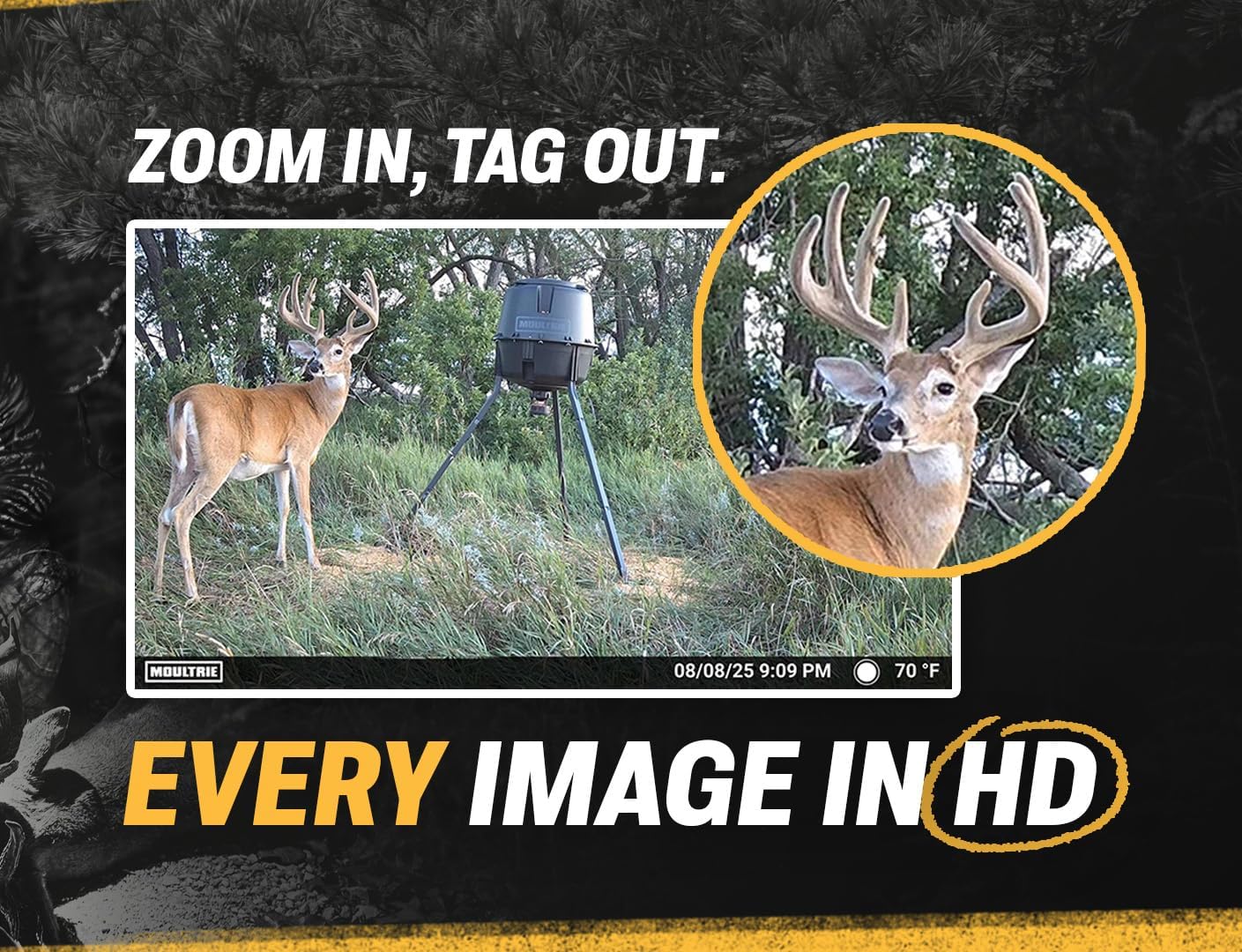 Moultrie 30-Gallon Deer Feeder Tripod