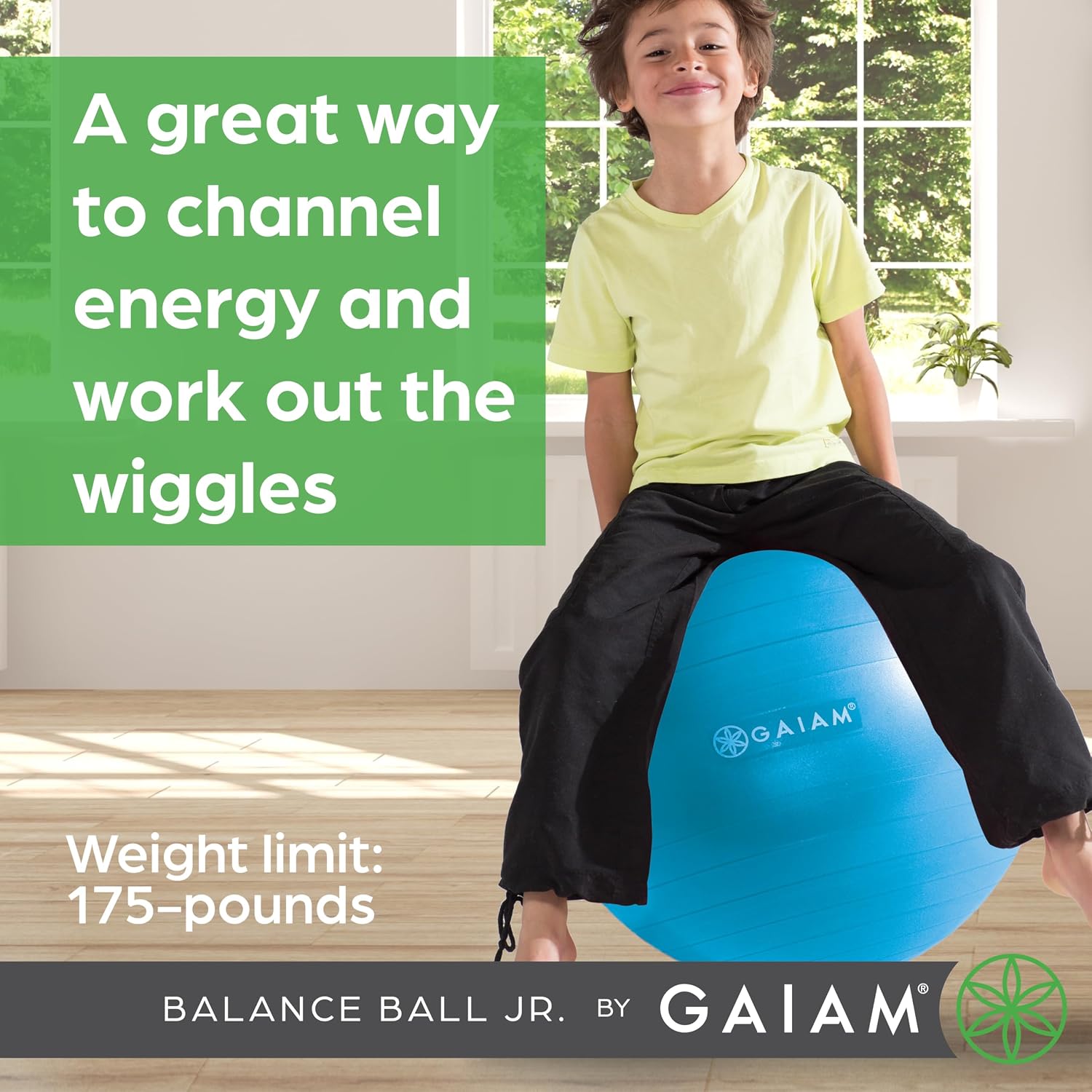 Gaiam Ultimate Balance Ball Chair, Swivel Base, Home & Office