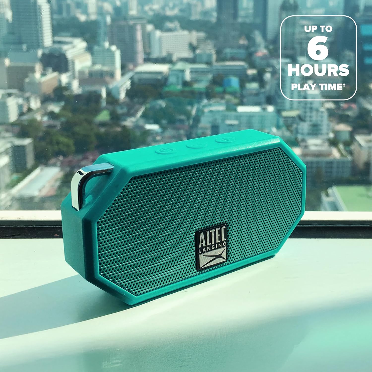 Altec Lansing Mini H2O - Waterproof Bluetooth Speaker, IP67 Certified & Floats in Water, Compact & Portable Speaker for Hiking, Camping, Pool, and Beach