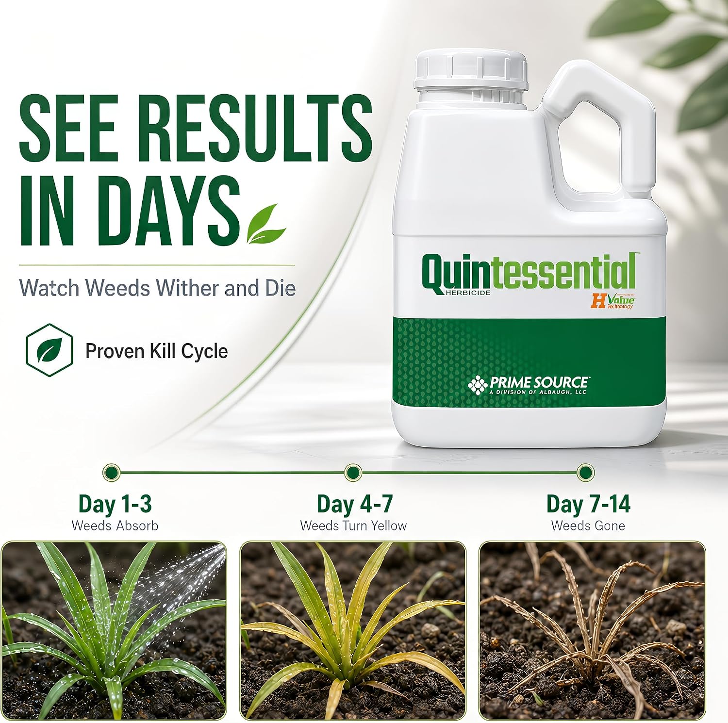 Primesource Quinclorac 1.5L Select Liquid Crabgrass Killer (64 ounces), White