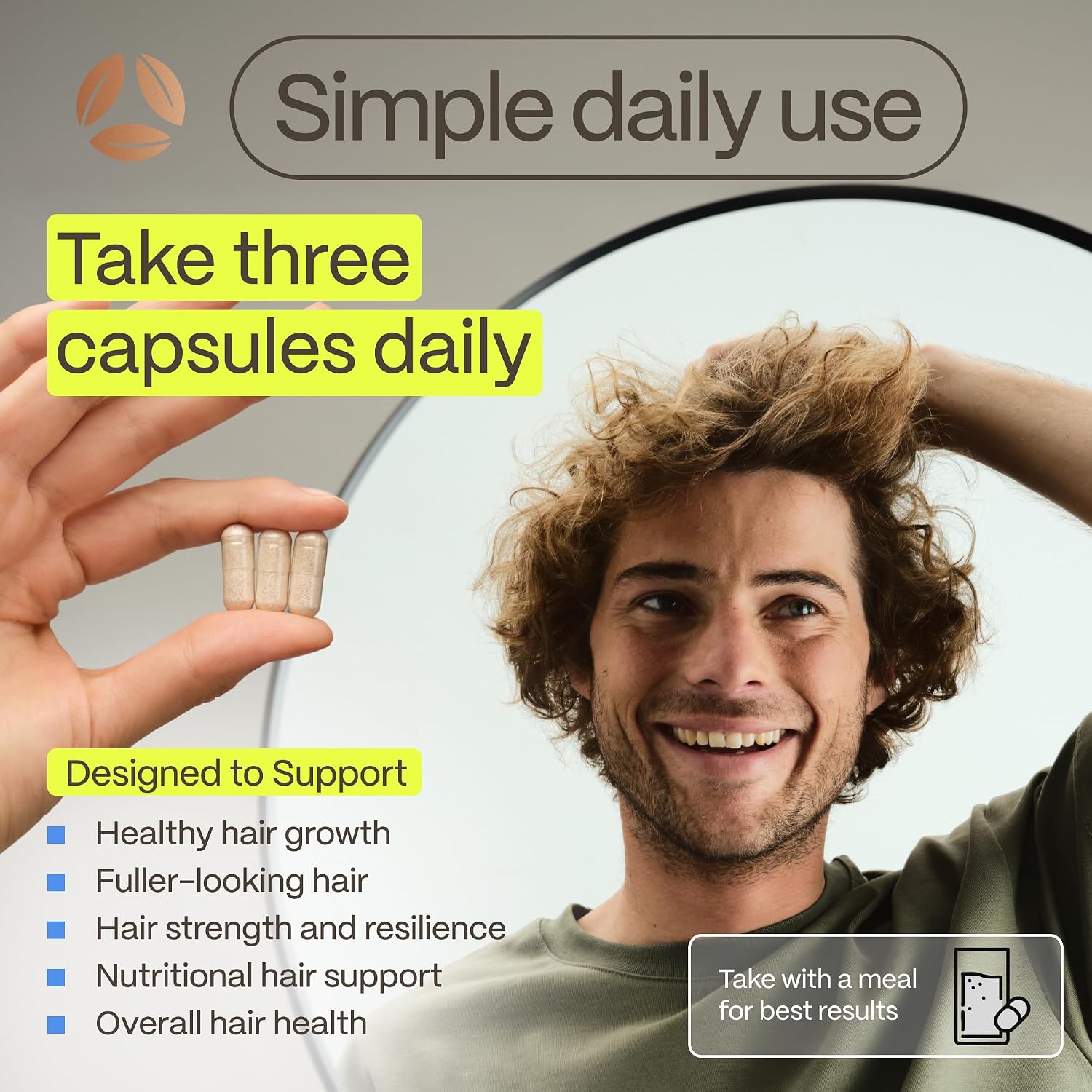 FoliGROWTH® Hair Growth Supplement for Women & Men | for Thicker, Fuller Hair | Supports Thinning Hair