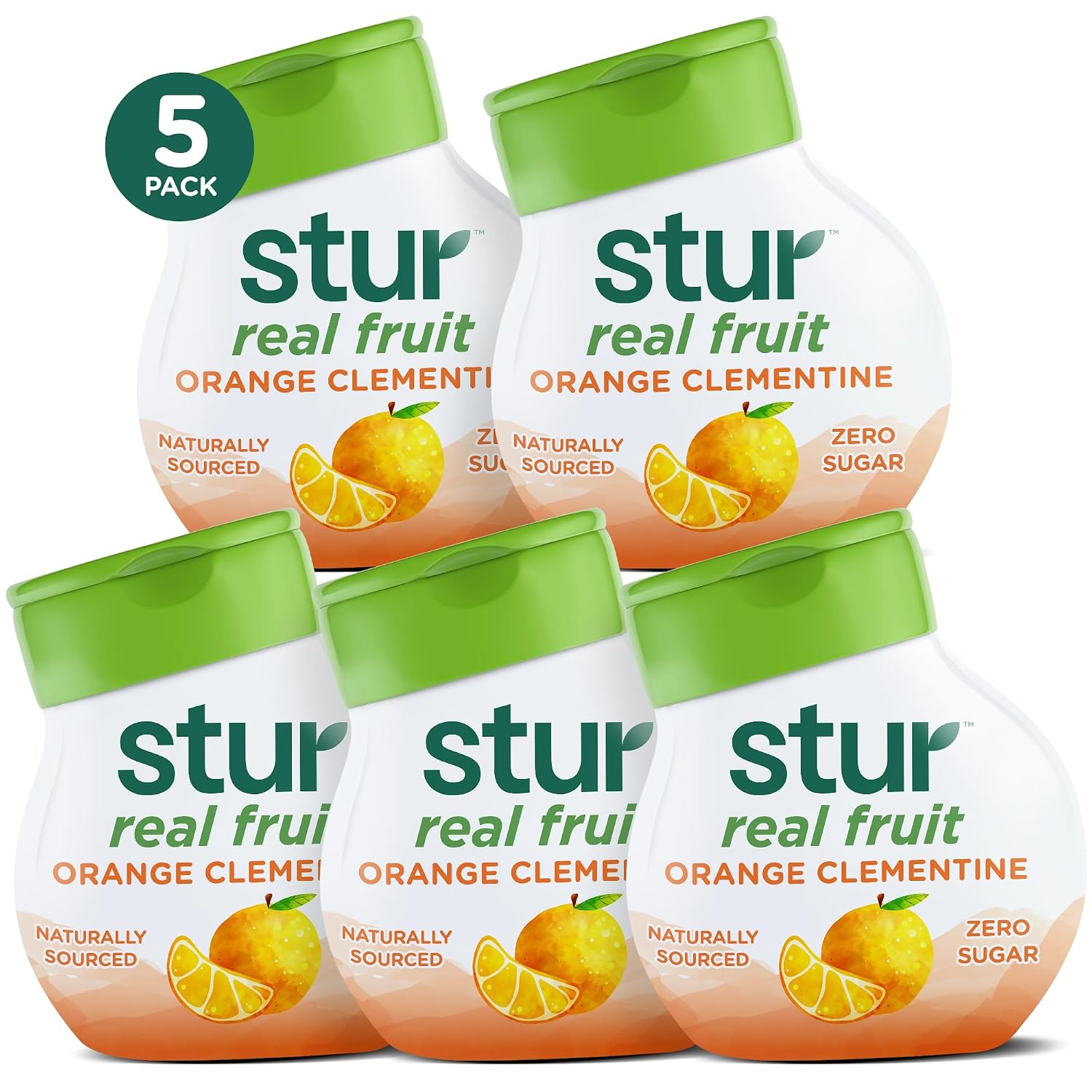 Stur Liquid Water Enhancer | Blue & Blackberry | Naturally Sweetened | High in Vitamin C & Antioxidants | Sugar Free | Zero Calories | Keto | Vegan | 5 Bottles, Makes 120 Drinks