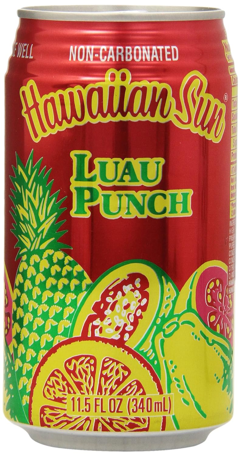 Hawaiian Sun Drink, Luau Punch, 11.5-Ounce (Pack of 24)