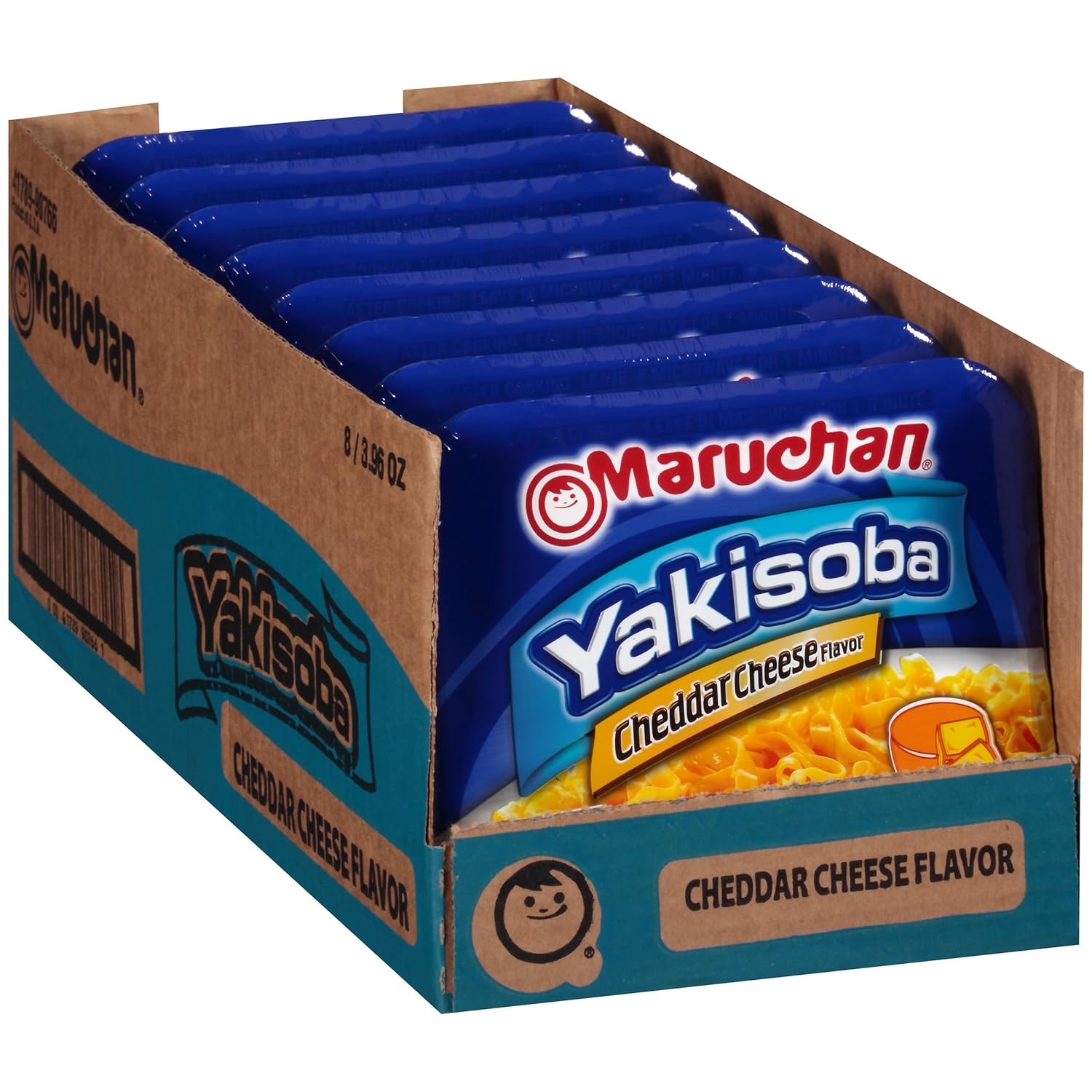 Maruchan Yakisoba, Spicy Chicken Flavor – Stir-Fried Japanese Instant Ramen Noodles, High Protein Microwavable Meal – 4.11 Oz. (8 Pack)