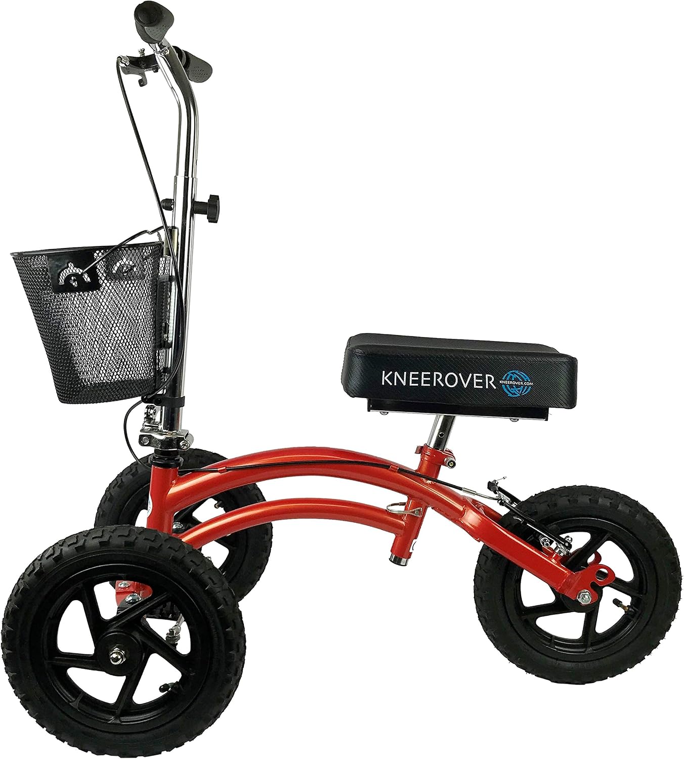 KneeRover Knee Walker 12 inch Replacement Pneumatic Wheel for All Terrain Knee Rover - Knee Scooter Accessory Part Includes Bearings Tire and Tube