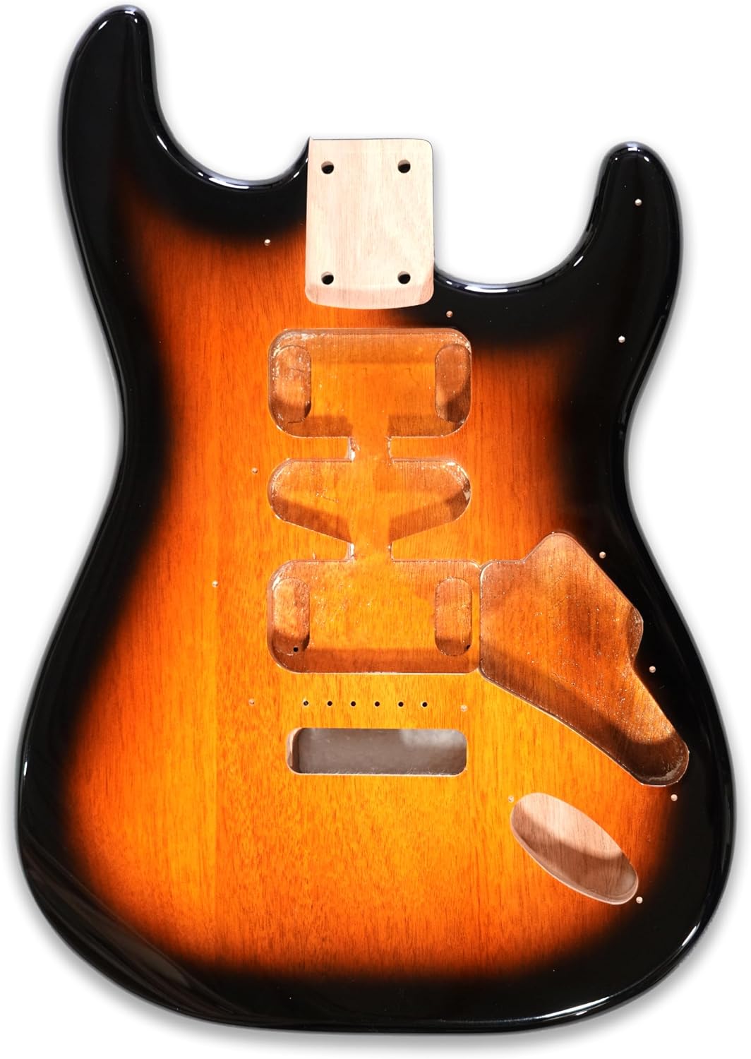 DIY Electric Guitar Kits, okoume Body maple neck & composite ebony fingerboard