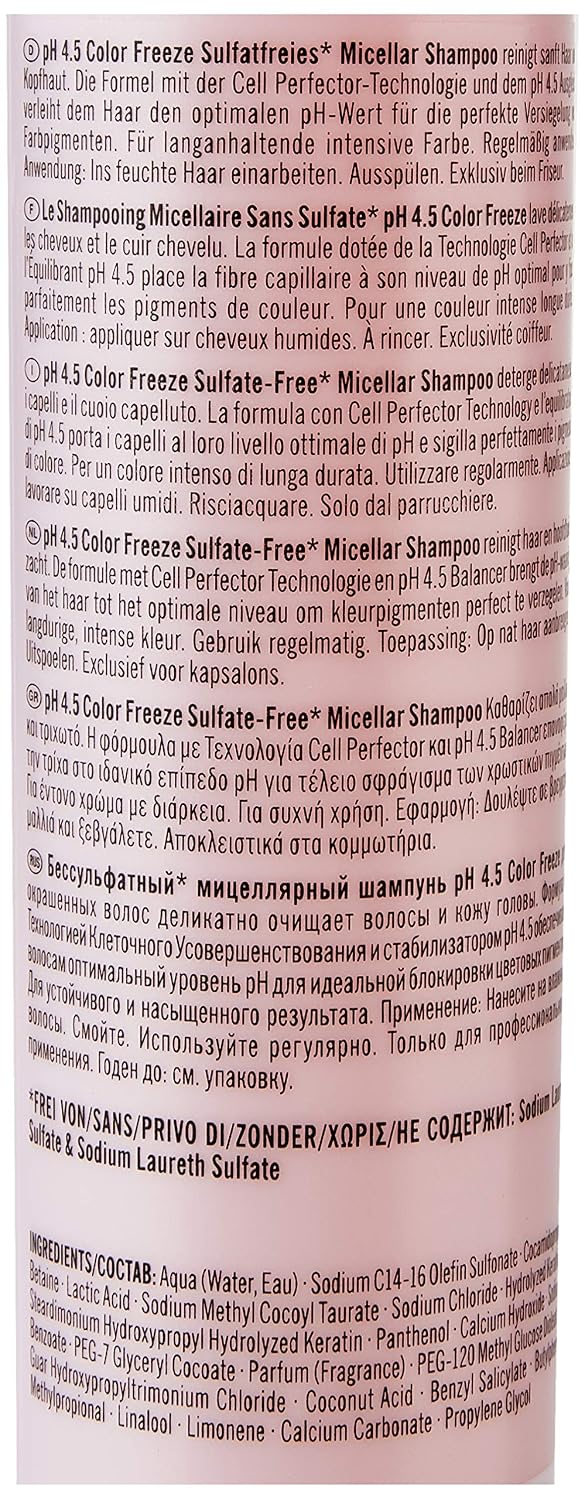 Schwarzkopf BC pH4.5CF Sulfate-free SHP250ml