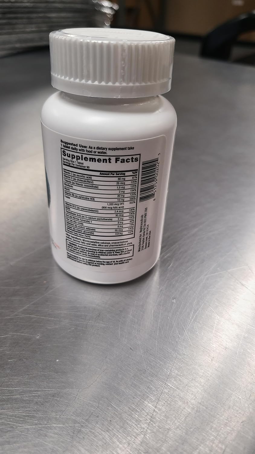 Nephroceuticals ProRenal+D Kidney Multivitamin, Gluten Free, 90-Day Supply
