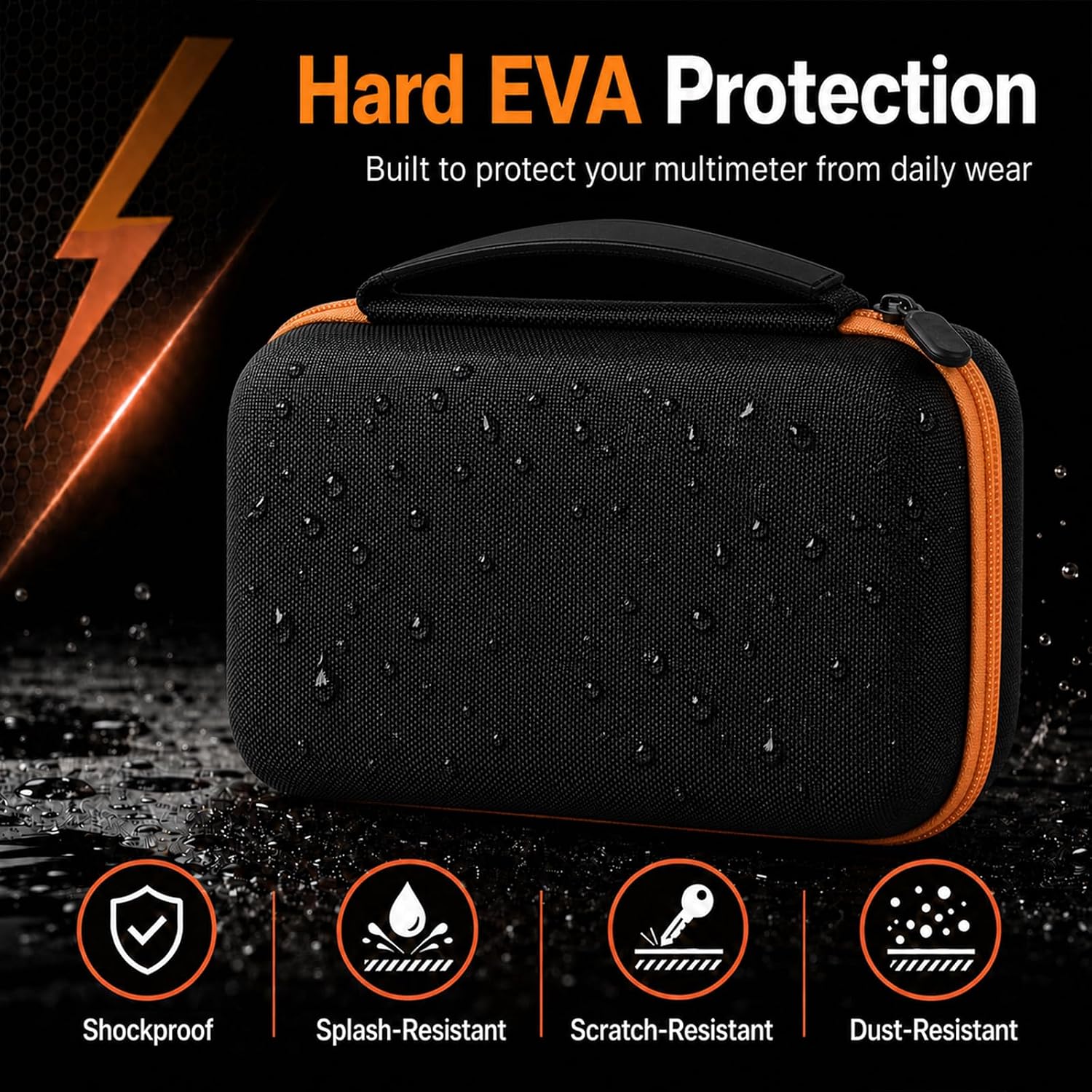 Comecase Hard Case for Fluke 87V/88V/15B+/17B+ and More Digital Multimeter