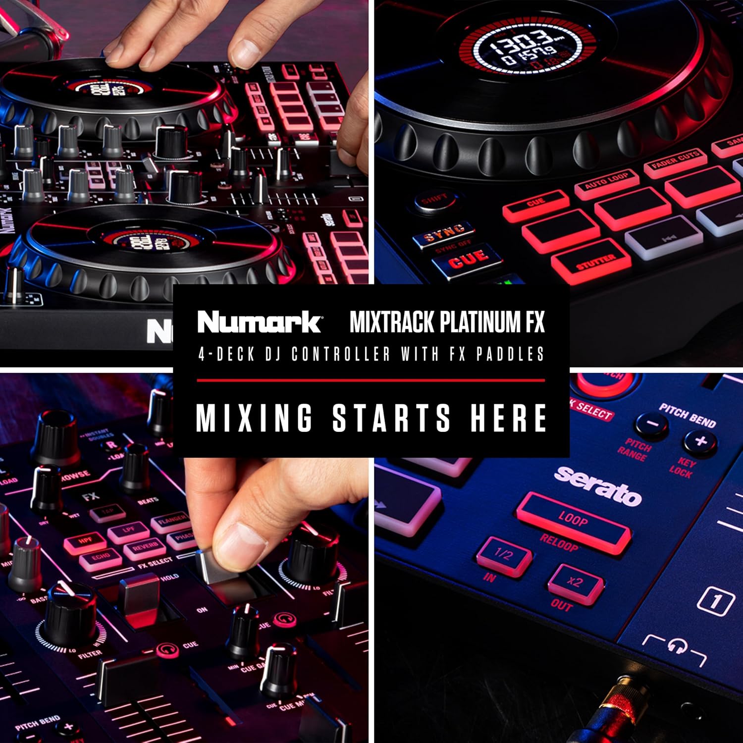 Numark Mixtrack Platinum FX DJ Controller