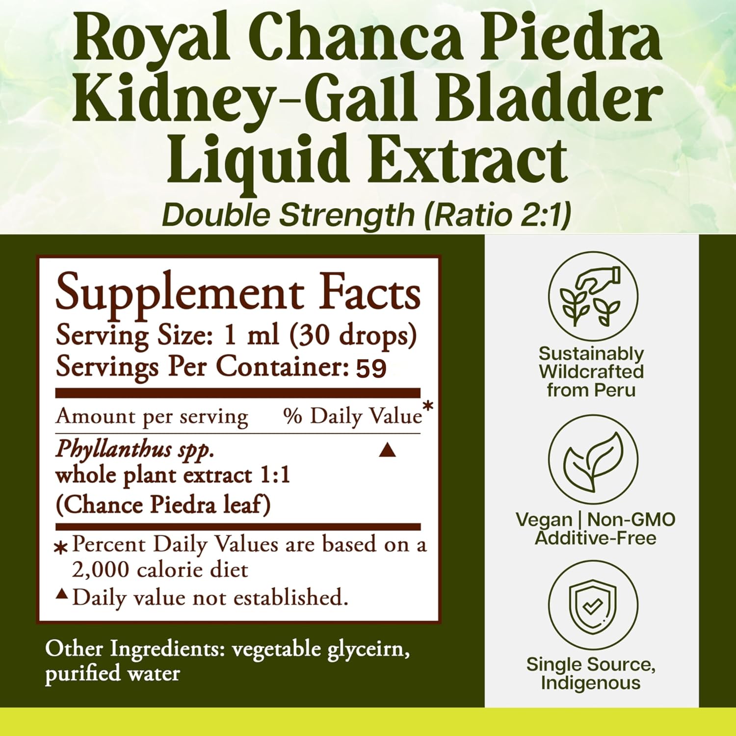 Whole World Botanicals Royal Chanca Piedra Herbal Supplement – Traditional Amazon Herb (Liquid 2 Oz, Kidney Bladder Support)
