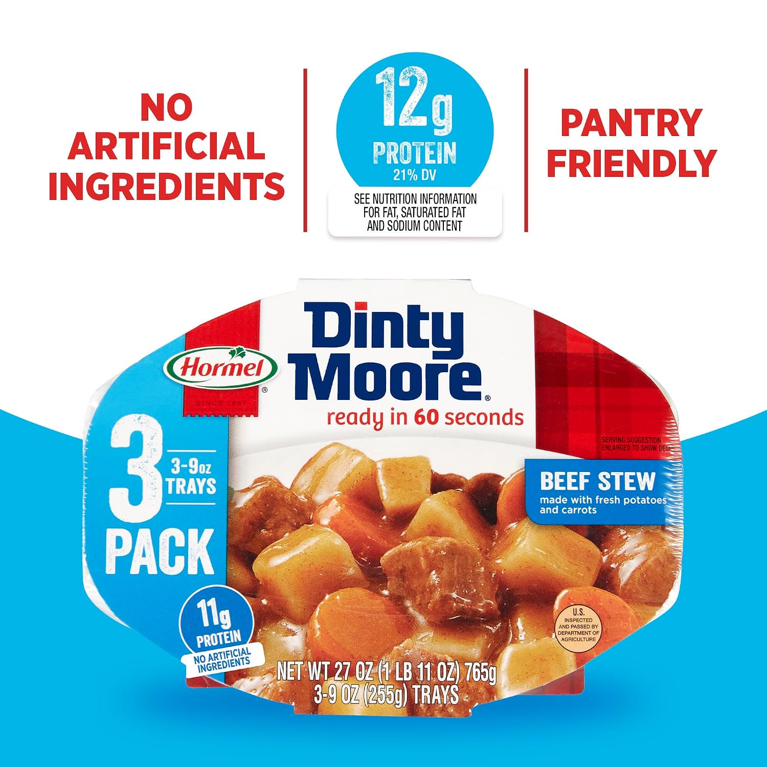 Compleats Dinty Moore Beef Stew, 9 Ounce (Pack of 3)