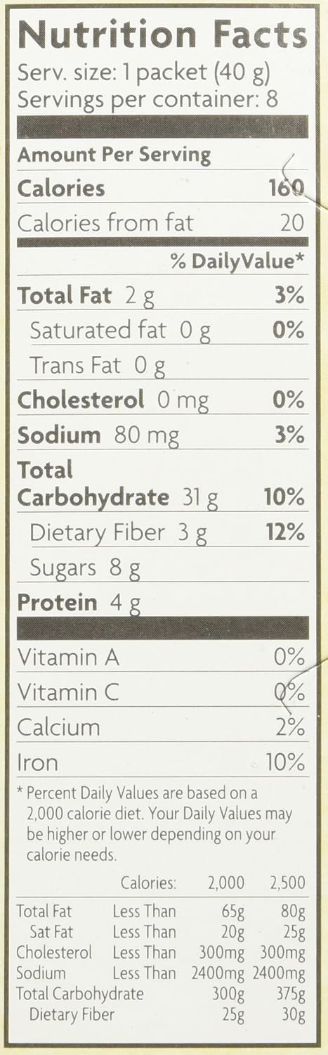 Natures Path, Oatmeal Brown Sugar Maple Gluten Free 8 Count Organic, 11.3 Ounce