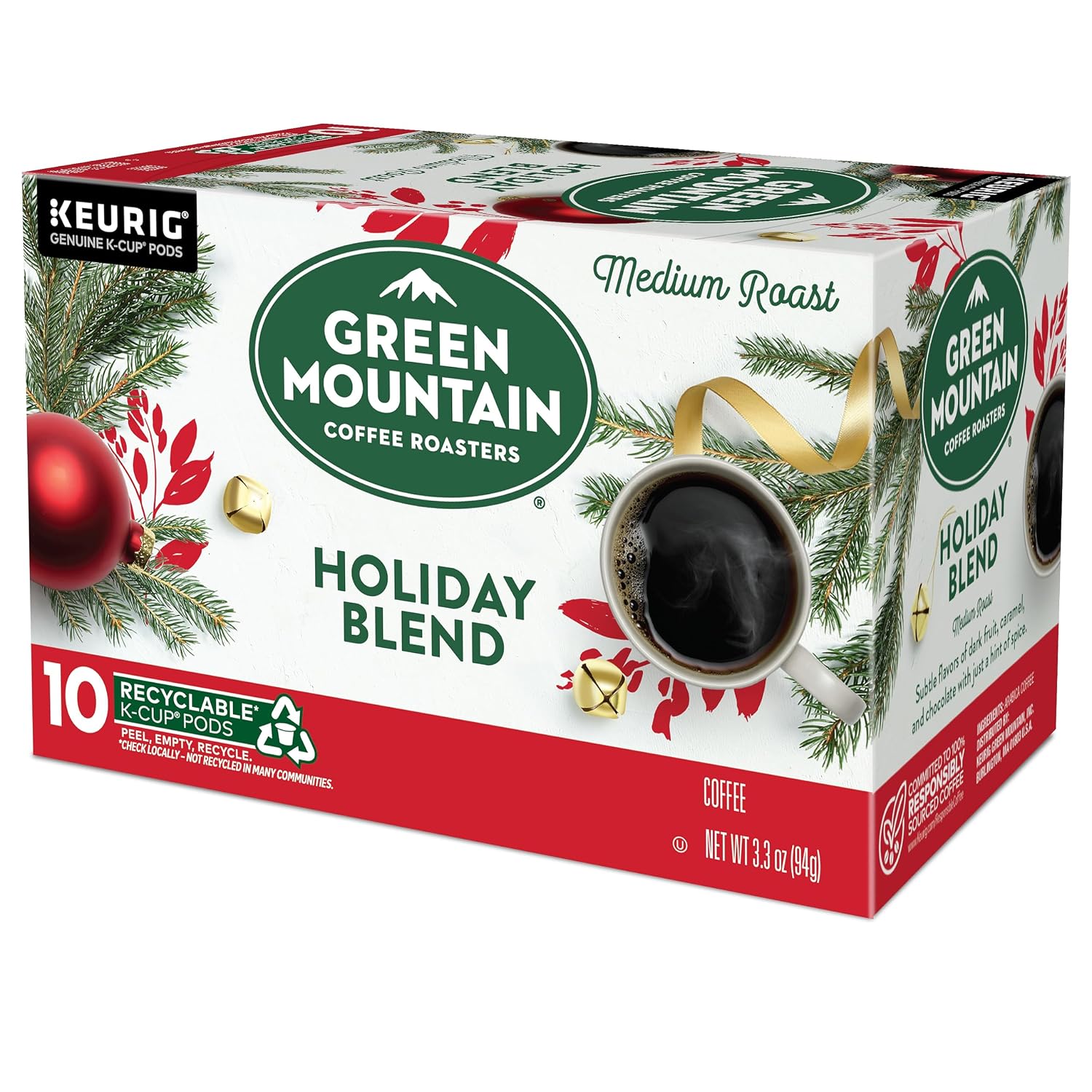 Green Mountain Coffee Nantucket Blend Keurig Single-Serve K-Cup Pods, Medium Roast Coffee, 96 Count