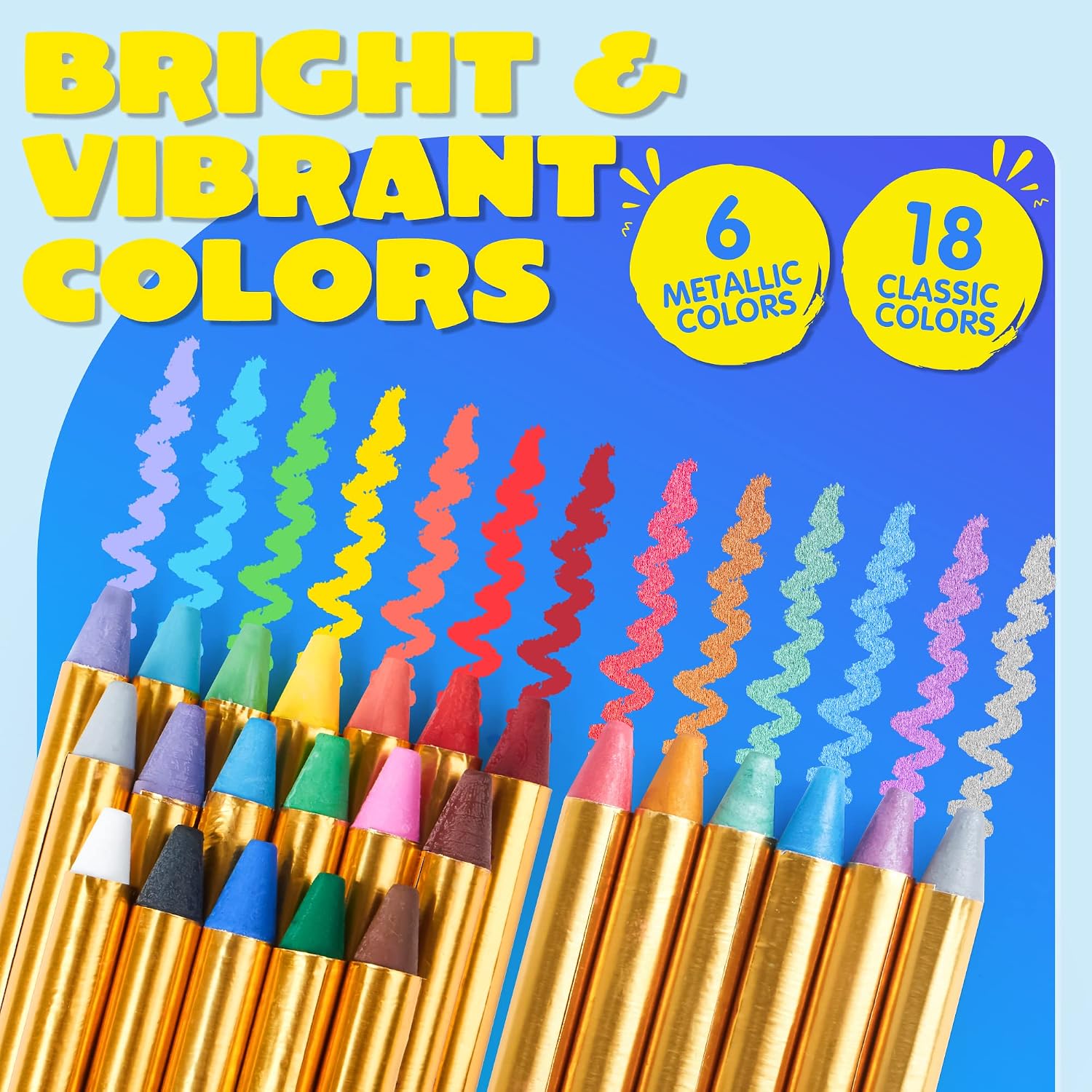 42PCS Face and Body Paint Crayons