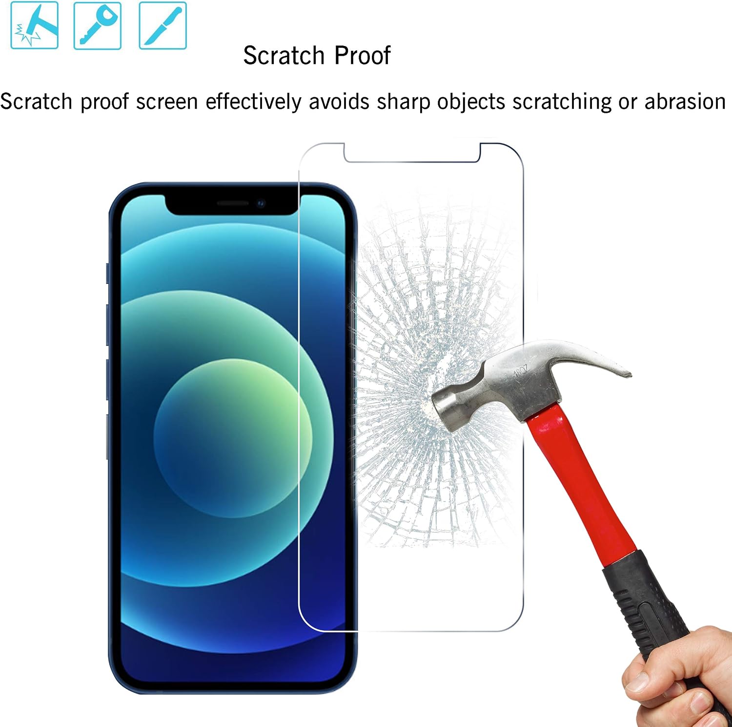 Ailun 3 Pack Screen Protector for iPhone 12 Mini 2020