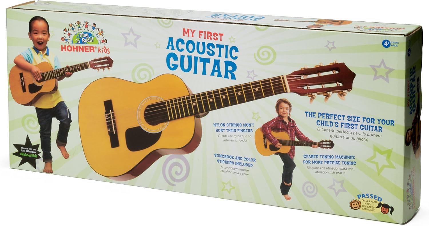 HOHNER 6 String Acoustic Guitar, Right Handed, Natural (HAG250P)