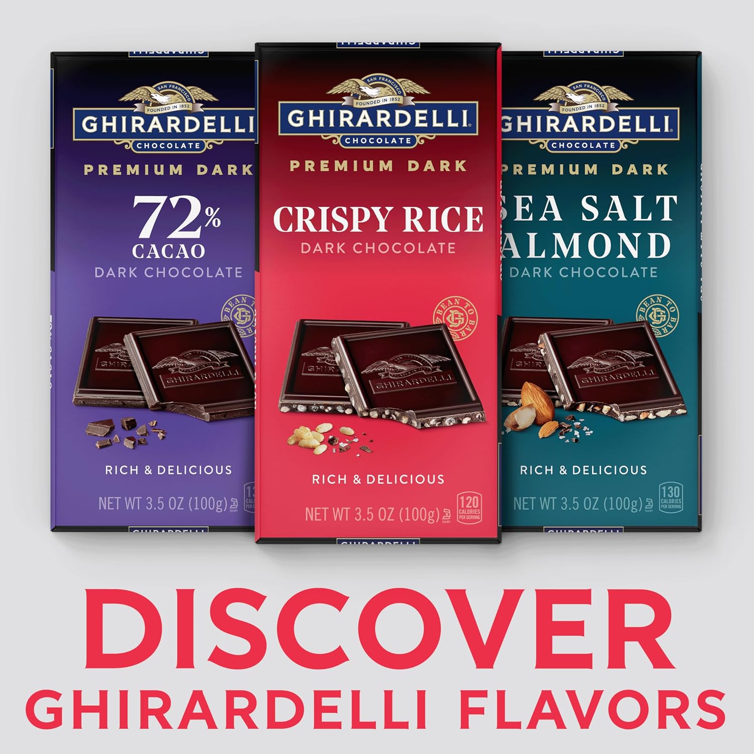 Ghirardelli, Intense Dark Chocolate Bar, 72% Cacao, Bar, 3.5 Ounce