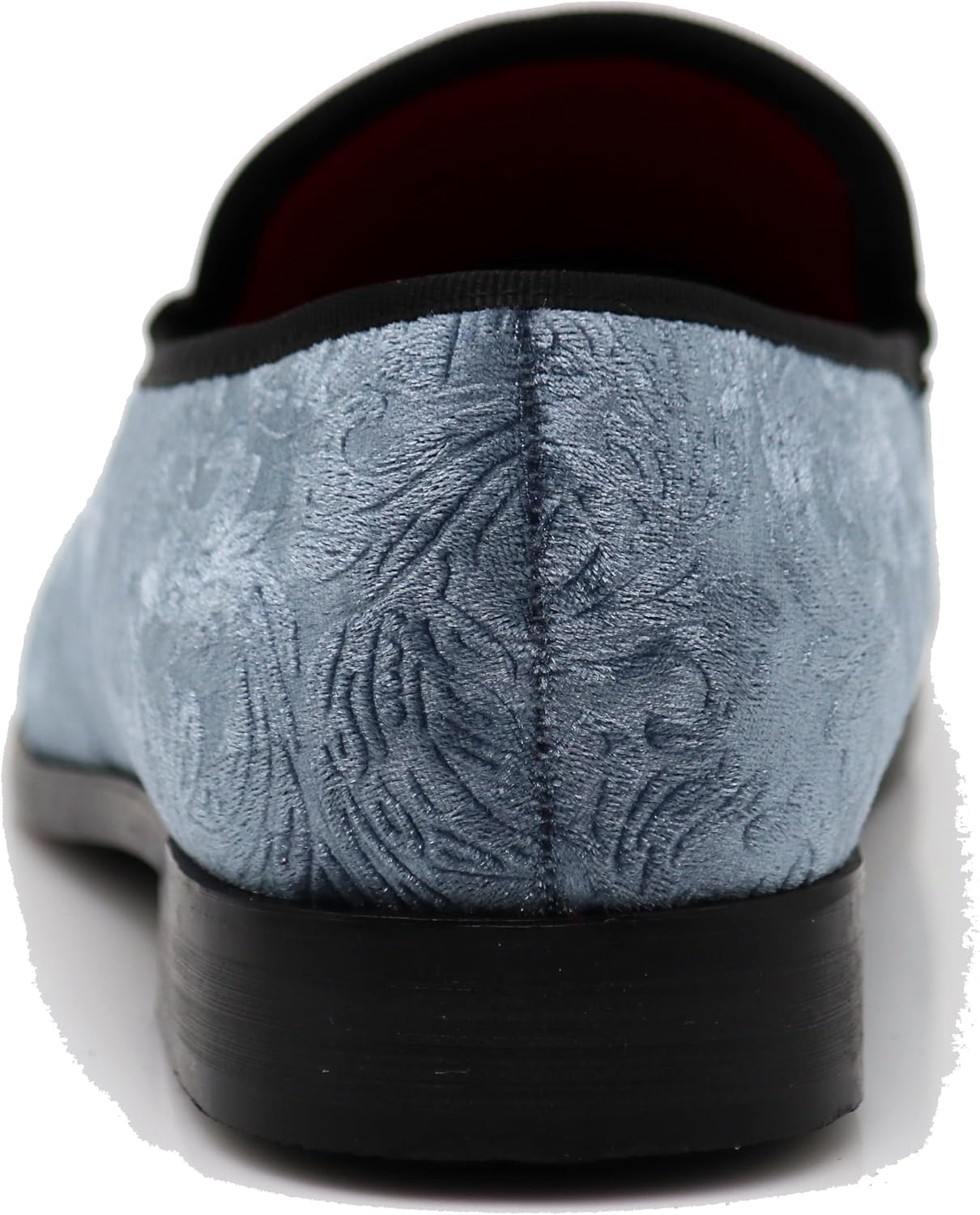 SPK35 Men's Vintage Velvet Flower Designer Dress Loafers Slip On Shoes Classic Tuxedo Dress Shoes