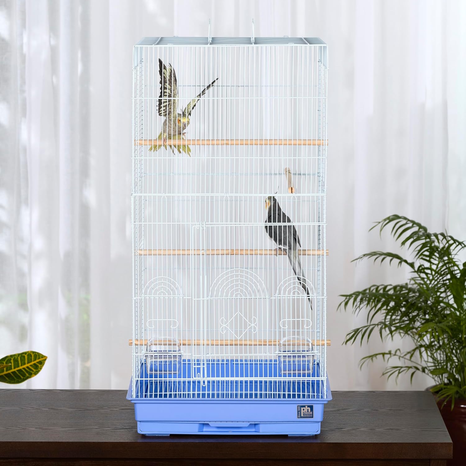 Prevue Pet Products SPECONO1818H-SG Tall Tiel Cage, Sage Green