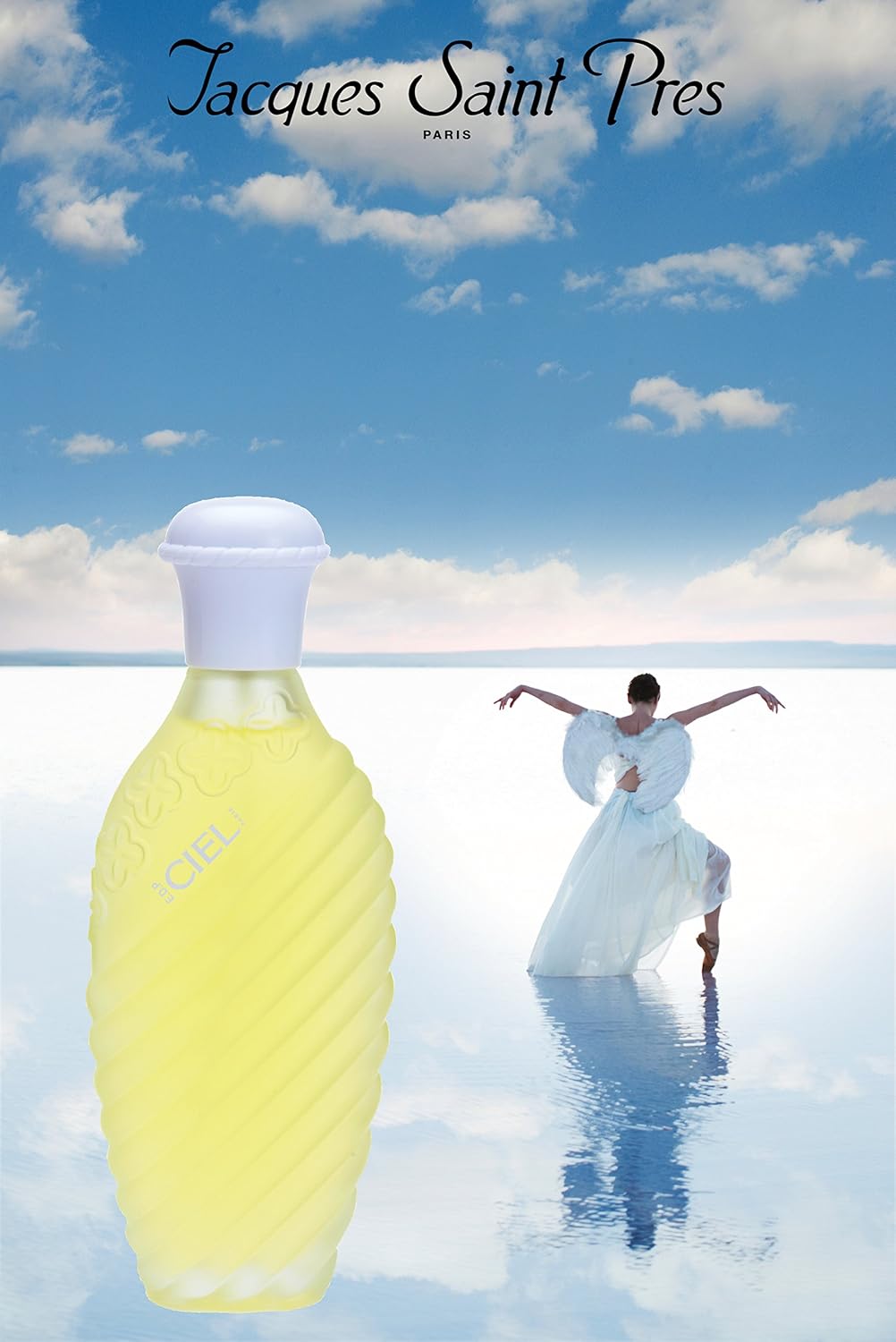 Jacques Saint Pres CIEL - Eau De Parfum for Women- Soft, Powdery Scent - Notes of Vanilla, White Rose, & Different Flowers- Feminine