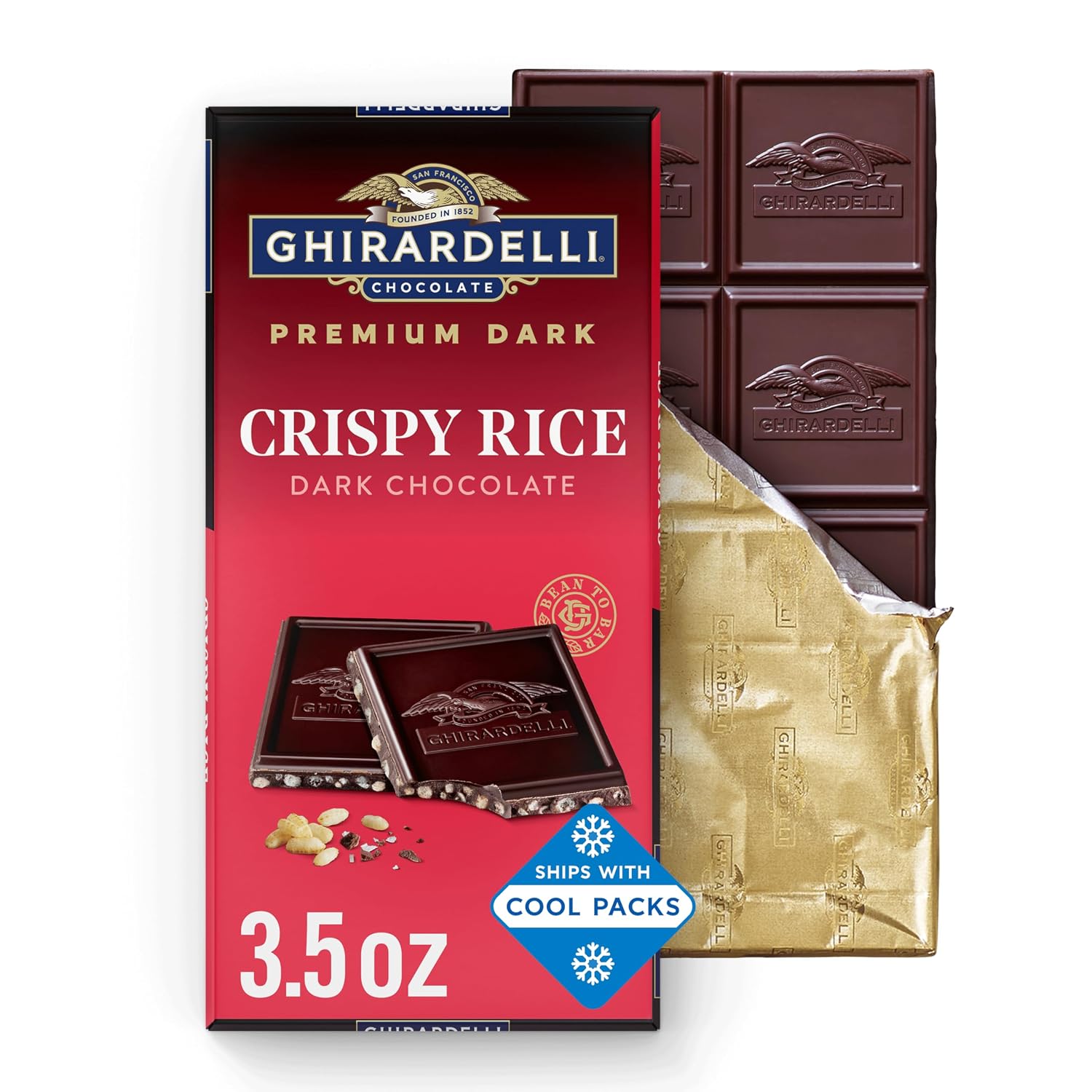 Ghirardelli, Intense Dark Chocolate Bar, 72% Cacao, Bar, 3.5 Ounce