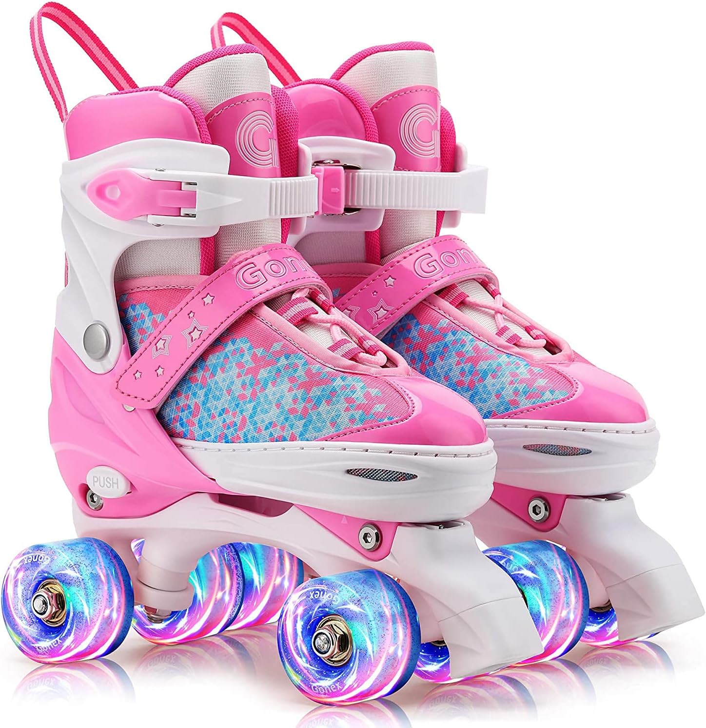 Gonex Roller Skates for Girls Kids Women with Light-Up Wheels
