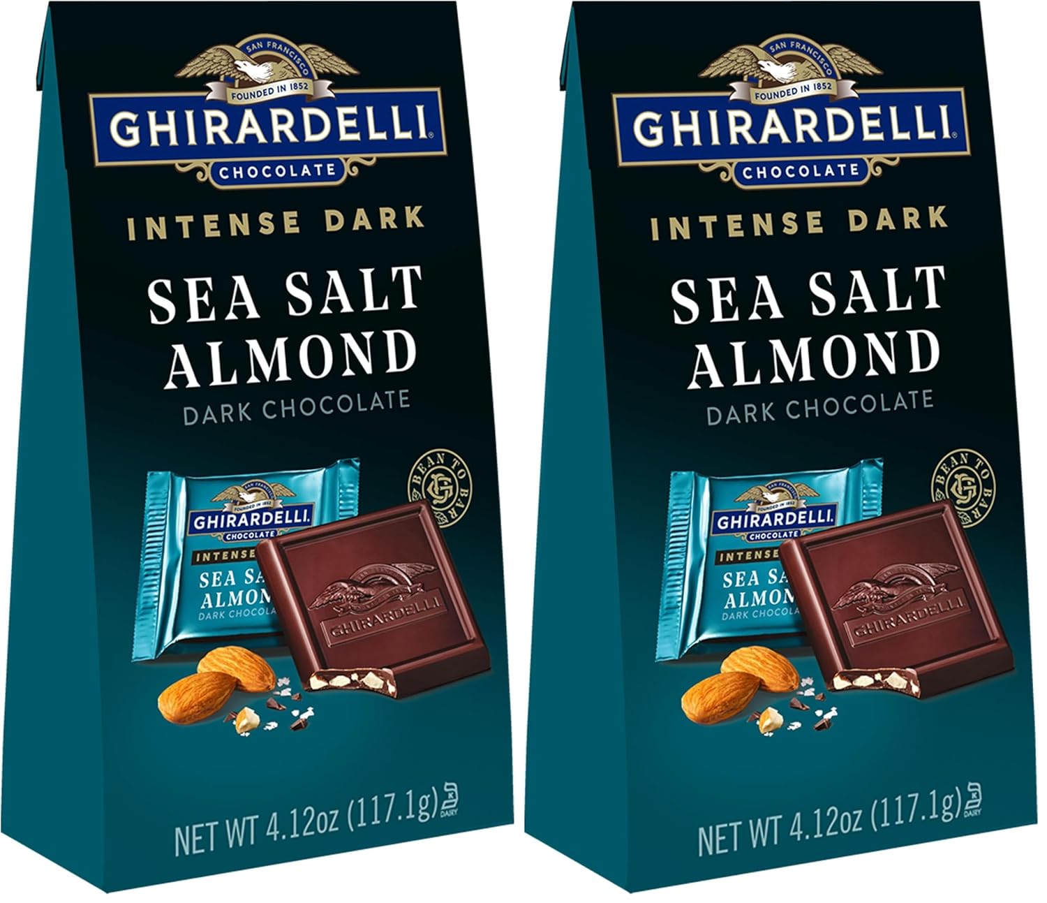 GHIRARDELLI PREMIUM DARK Chocolate Bar, 86% Cacao, 3.17oz Bar, 12 Pack