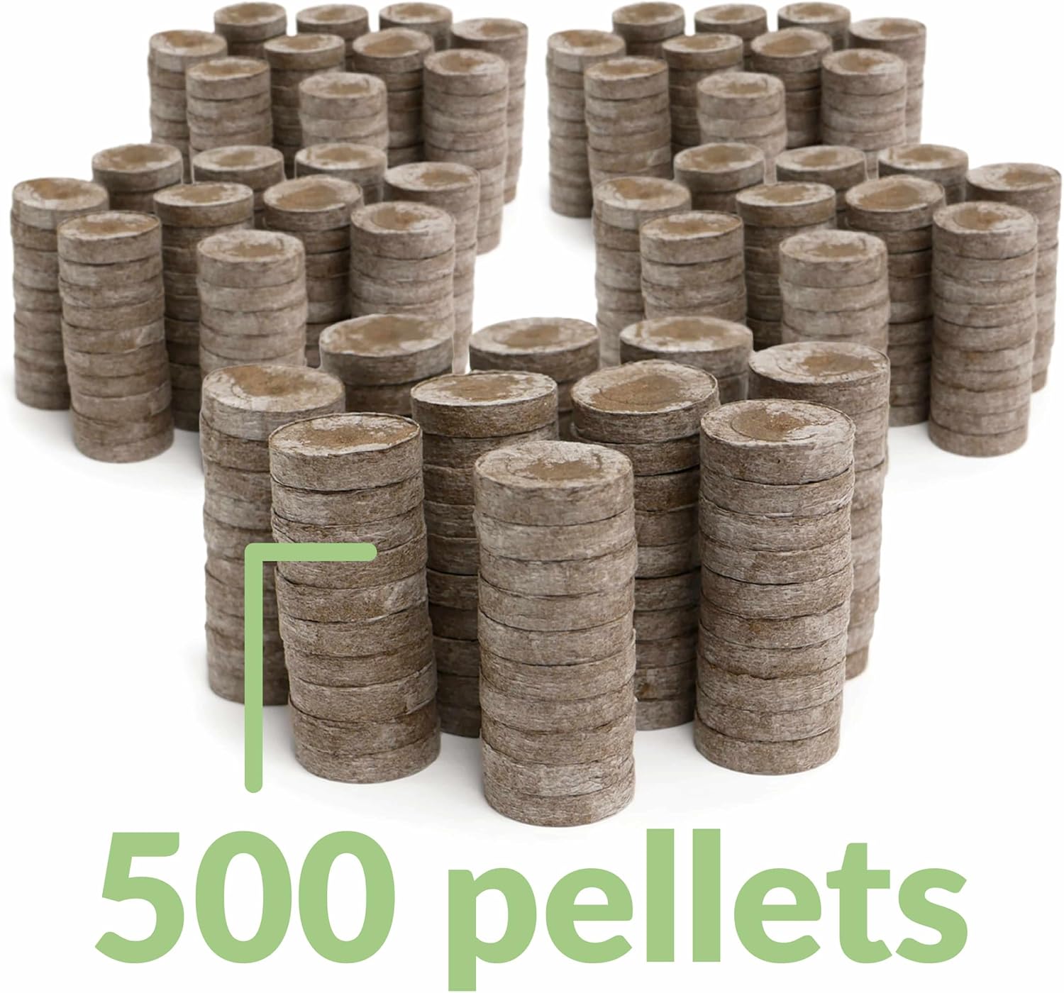 100 Count- Jiffy 36 MM Peat Soil Pellets Seeds Starting Plugs: Indoor Seed Starter- Start Planting Indoors for Transplanting to Garden or Planter Pot | Starter- Start Planting Indoors for Transplanting to Garden or Planter Pot