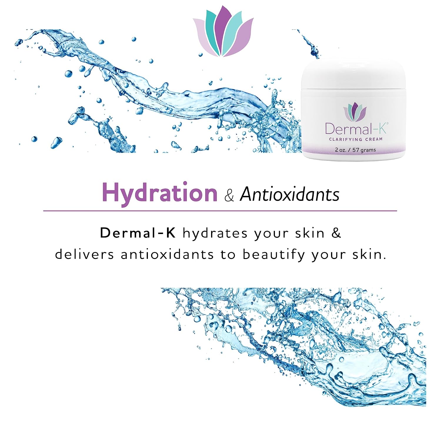Dermal-K Vitamin K Cream 4 OZ | Hydrating Cream with Antioxidants & Botanicals |Reduce the Appearance of Discoloration