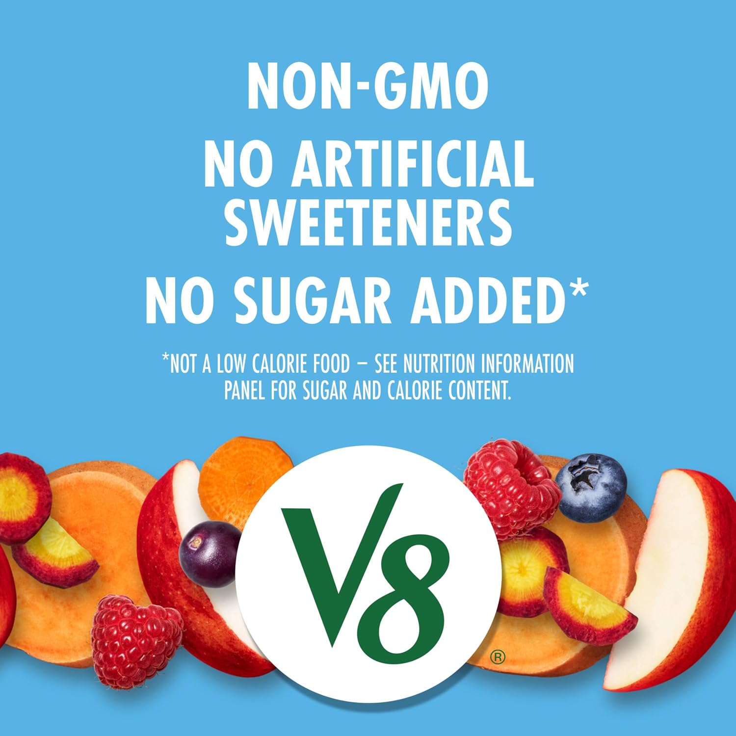 V8 Blends 100% Juice Pomegranate Blueberry Juice, Fruit and Vegetable Juice Blend, 46 Fl Oz Bottle