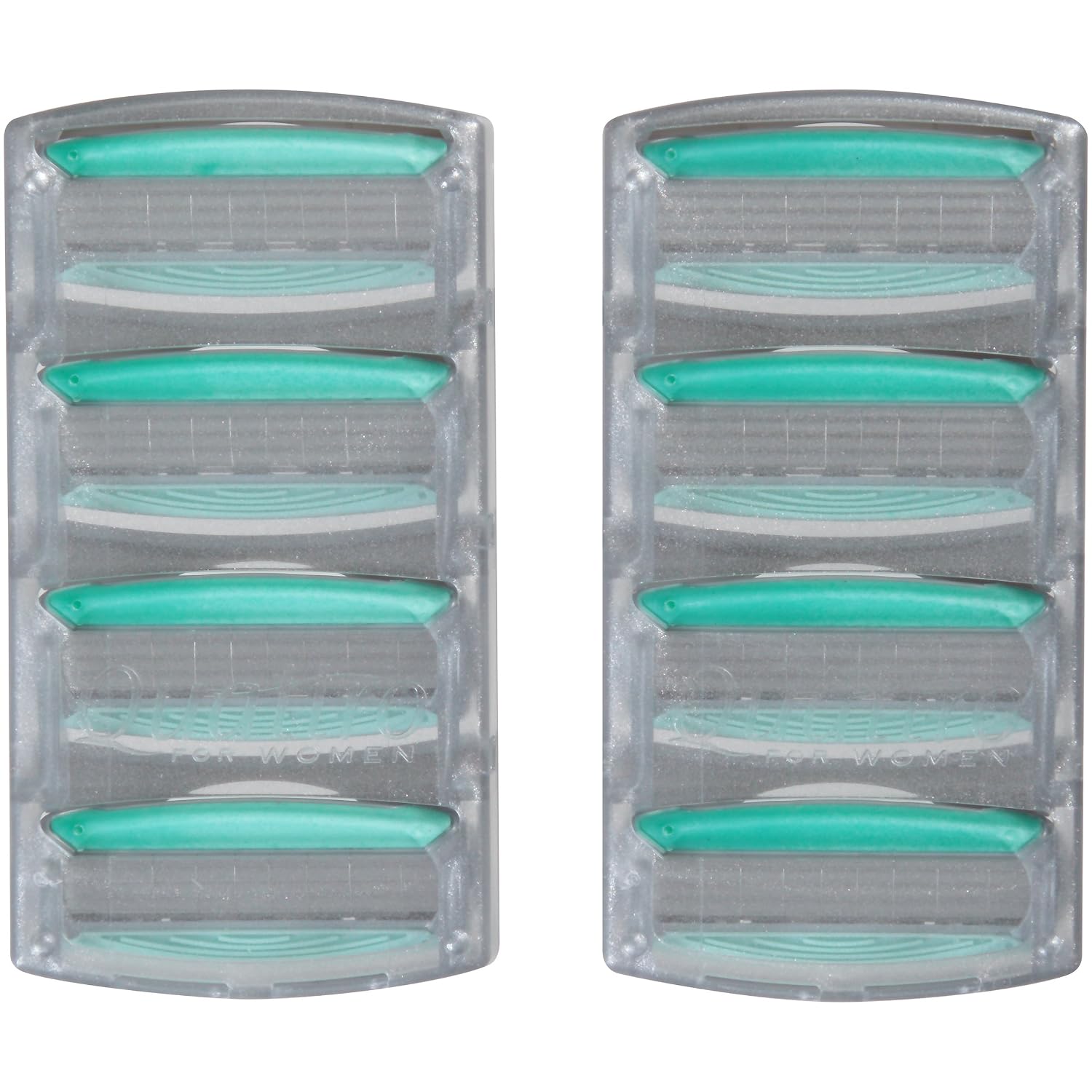 Quattro For Women Schick Sensitive Razor Blade Refills, 8 Count