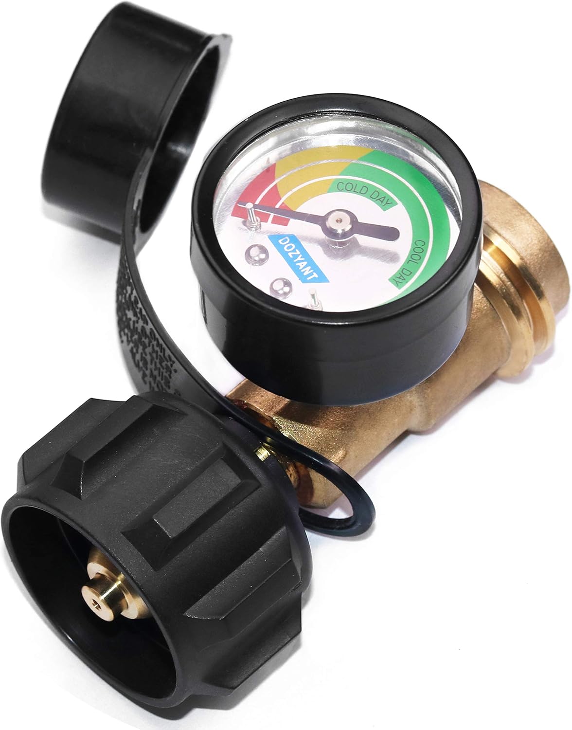 Propane Tank Gauge Level Indicator Leak Detector for 5-40 lb Tanks 2 Pack