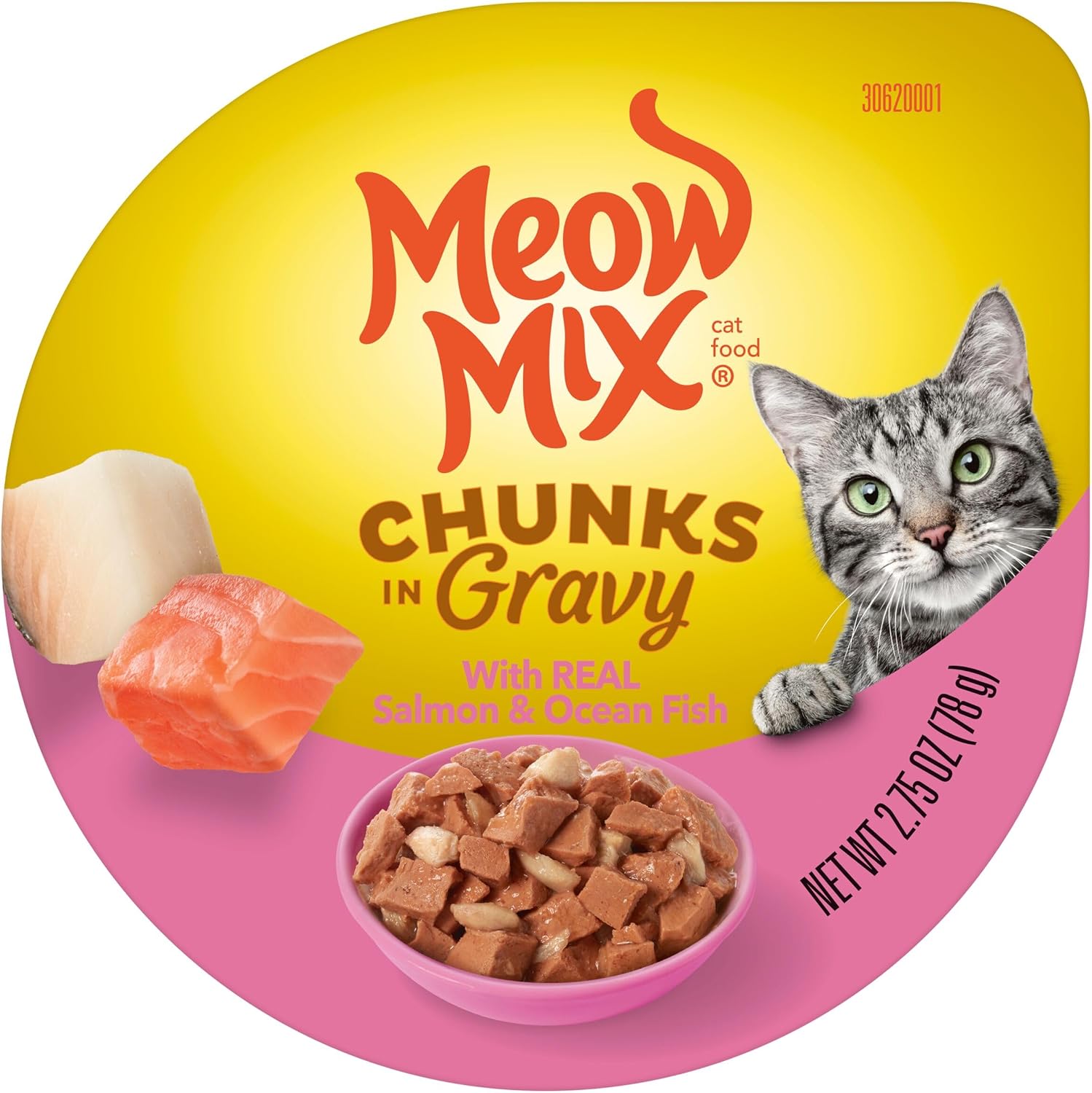 Meow Mix Seafood Favorites, Wet Food Variety Pack, 12 Cups