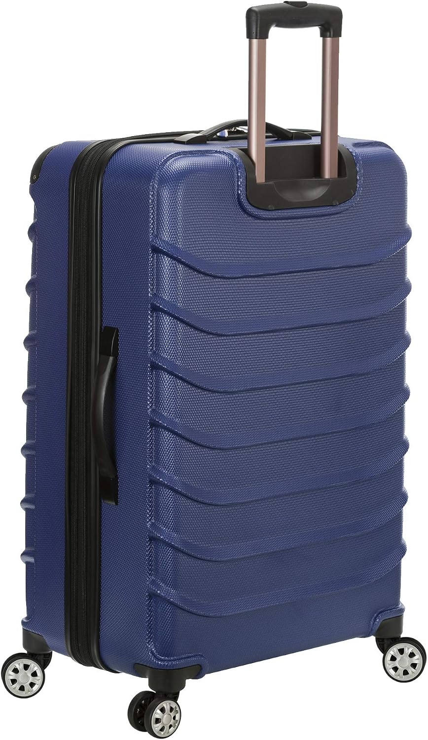 Rockland Speciale Hardside 2 Piece Expandable Spinner Luggage Set, (20"/28"), Black