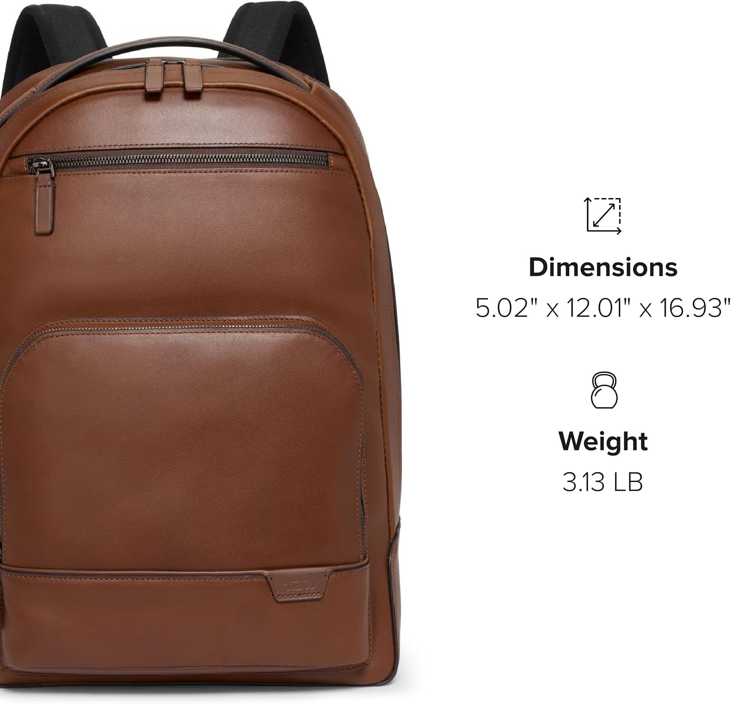 TUMI Harrison Warren Backpack, 15-Inch Laptop Backpack, Black Bombe
