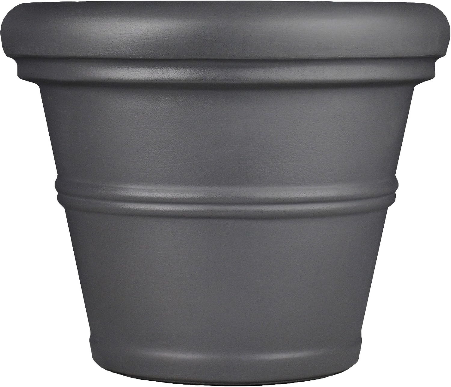 Tusco Products T30 Rolled Rim Pot, Round, Terra Cotta, 30-Inch