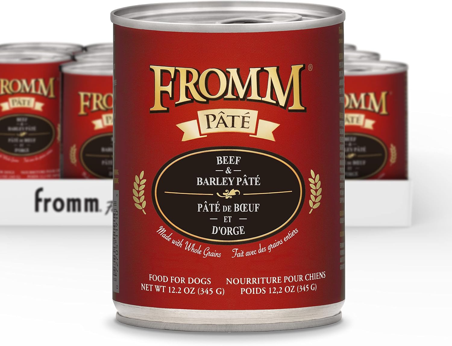 Fromm Venison & Lentil Pate Dog Food - Premium Wet Dog Food - Venison Recipe - Case of 12 Cans