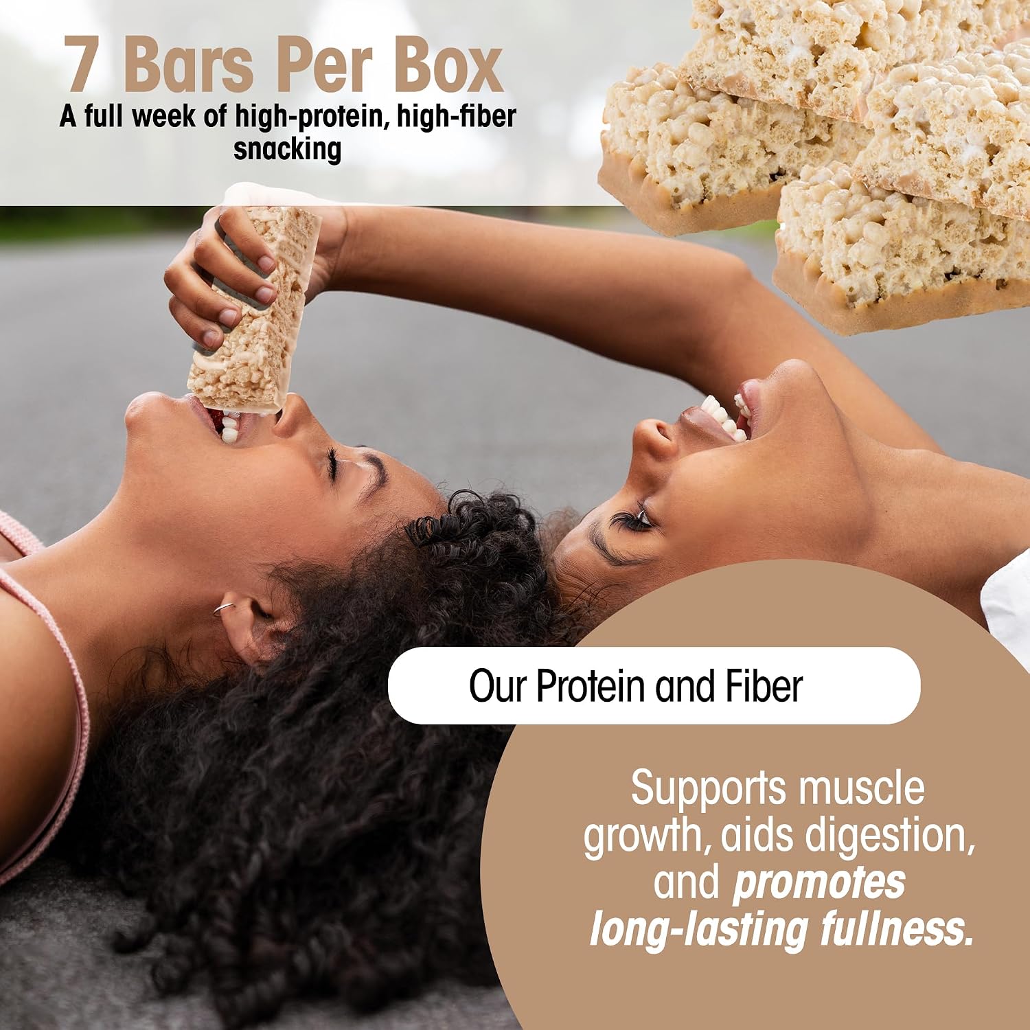 Wonderslim High Fiber Protein Bars, Low Calorie Snack – Fluffy Nutter, 7ct | 15g Protein, 7g Fiber – Gluten-Free, Low Sugar, Protein Snack Bars for Hunger & Craving Control, Weight Management Support