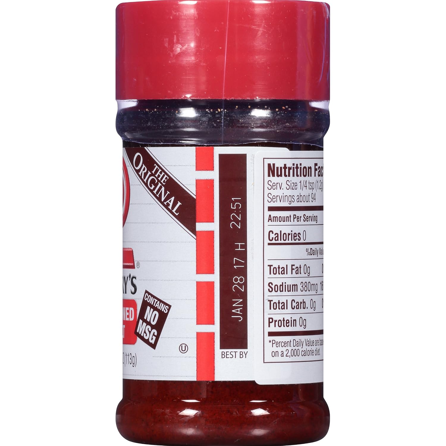 Lawry’s Seasoned Salt, No MSG Added, Kosher Certified, Staple, Versatile, All-Purpose Seasoning to Shake on Beef, Pork, or Poultry, 16 oz