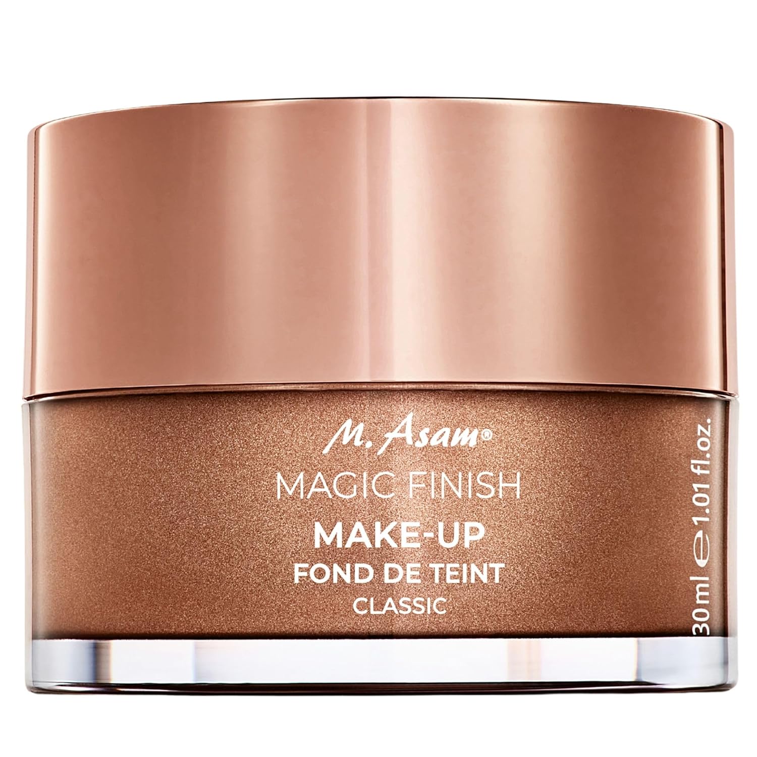 M. Asam Magic Finish Make-up Mousse (1.01 Fl Oz) | 4in1 Primer, Foundation, Concealer & Powder With Buildable Coverage, Hides Redness And Dark Spots, Light To Medium Skin