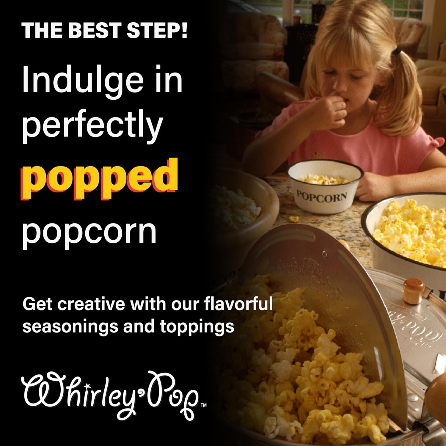 Wabash Valley Farms Popcorn Kernel Jars — Extra Large 28 oz — White Popping Corn in “Love” Design — Gourmet Movie Theater Style Popcorn — Unique Gift for Couples or Families