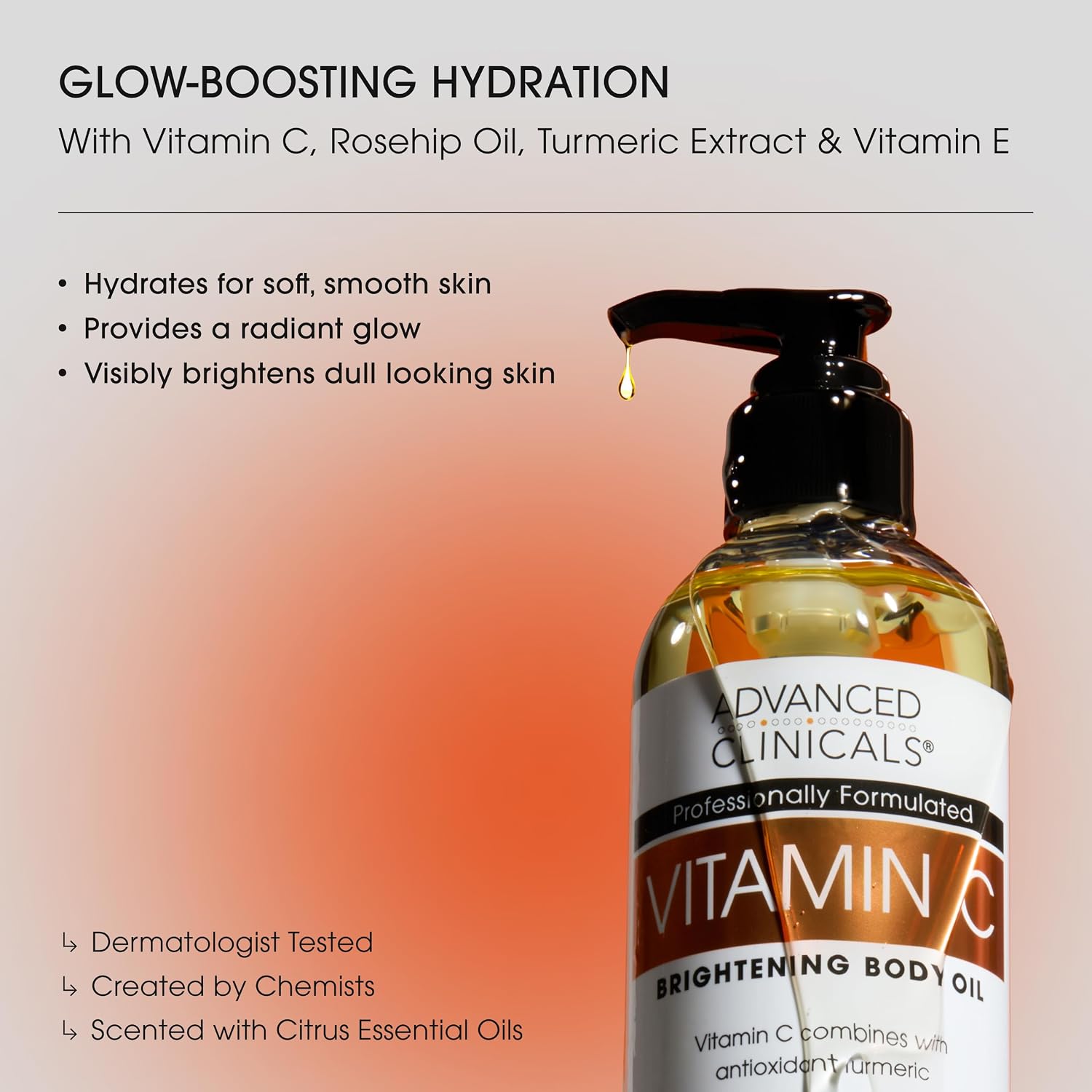 Advanced Clinicals Hydrating Collagen Oil For Body & After Shower | Visible Anti Aging Moisturizing Collagen Body Oil For Women & Men Helps Soften Appearance Of Crepe Skin & Wrinkles, 3.8 Fl Oz